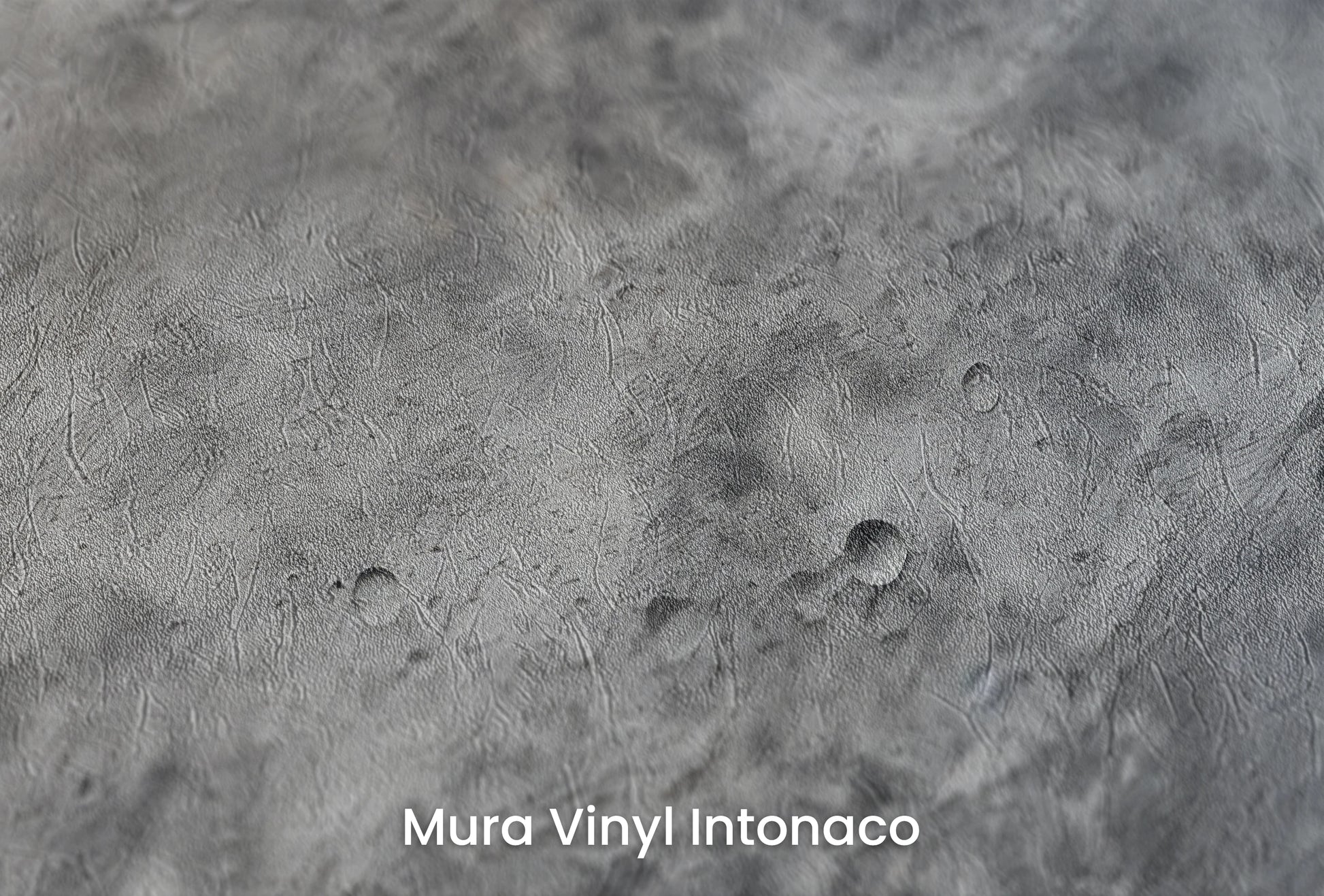 Zbliżenie na artystyczną fototapetę o nazwie Moon's Tranquility #2 na podłożu Mura Vinyl Intonaco - struktura tartego tynku.