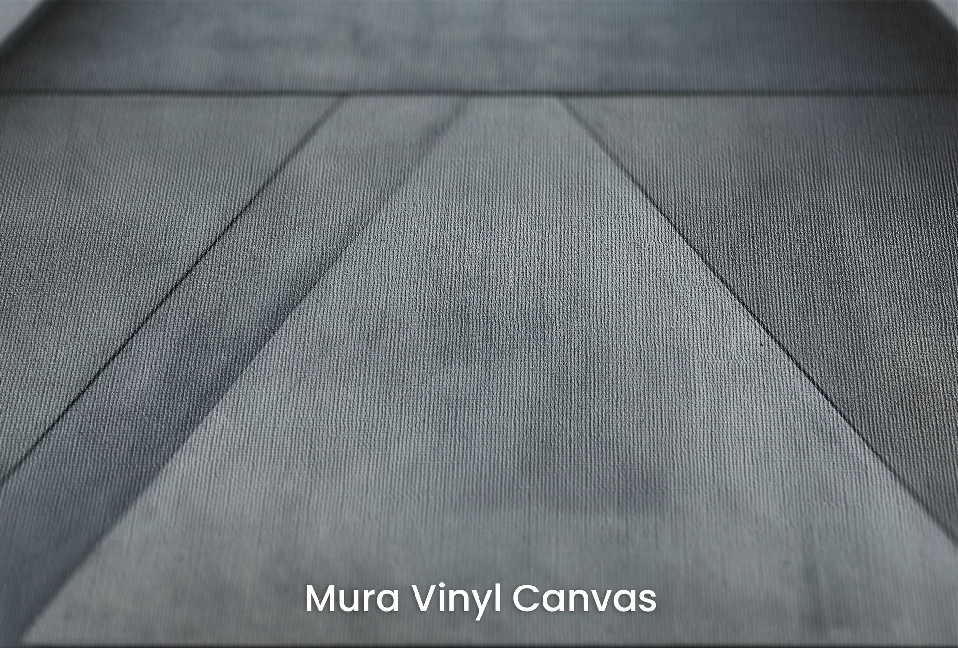 Zbliżenie na artystyczną fototapetę o nazwie Structural Arrow na podłożu Mura Vinyl Canvas - faktura naturalnego płótna.