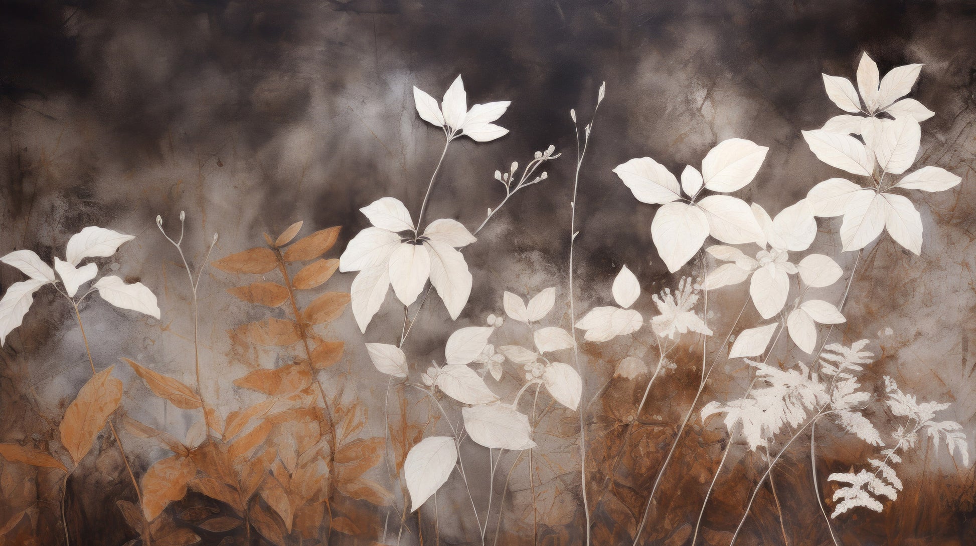 Prezentacja całego wzoru fototapety o nazwie Autumnal Serenity