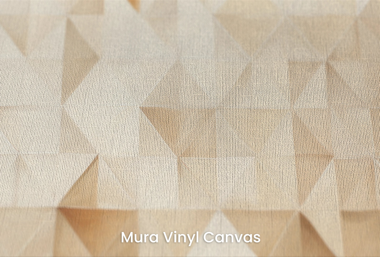 Zbliżenie na artystyczną fototapetę o nazwie Abstract Peaks na podłożu Mura Vinyl Canvas - faktura naturalnego płótna.