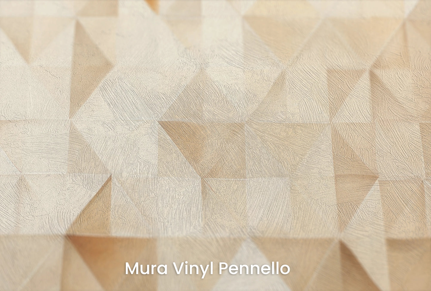Zbliżenie na artystyczną fototapetę o nazwie Abstract Peaks na podłożu Mura Vinyl Pennello - faktura pociągnięć pędzla malarskiego.