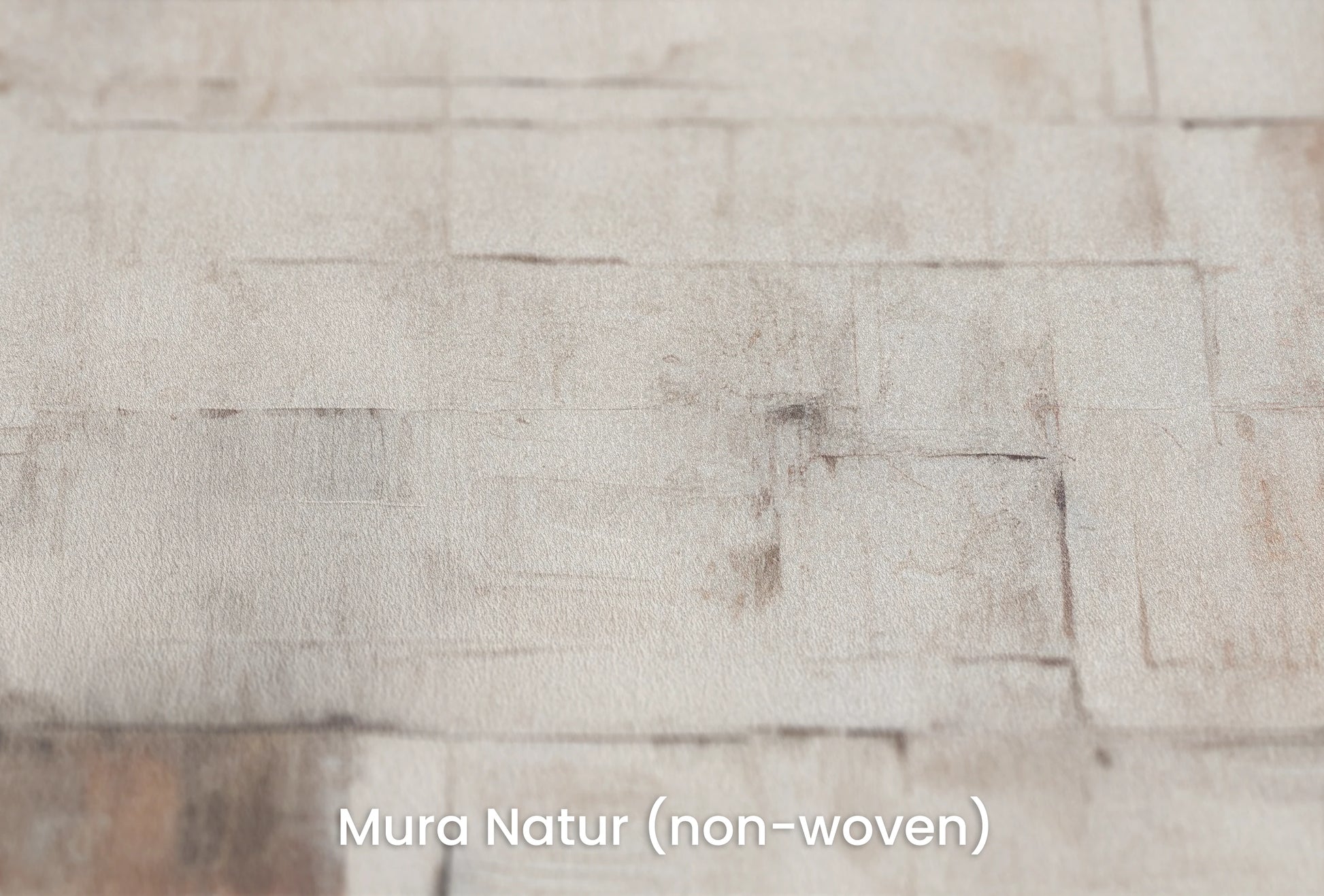 Zbliżenie na artystyczną fototapetę o nazwie Muted Fresco na podłożu Mura Natur (non-woven) - naturalne i ekologiczne podłoże.