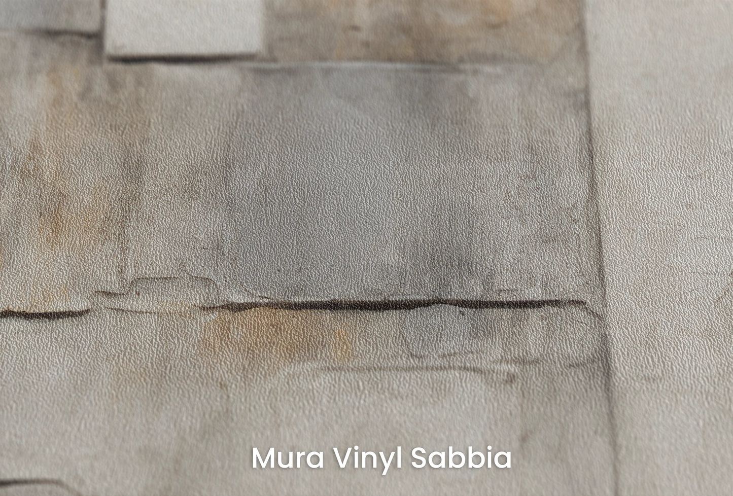 Zbliżenie na artystyczną fototapetę o nazwie Architectural Canvas na podłożu Mura Vinyl Sabbia struktura grubego ziarna piasku.
