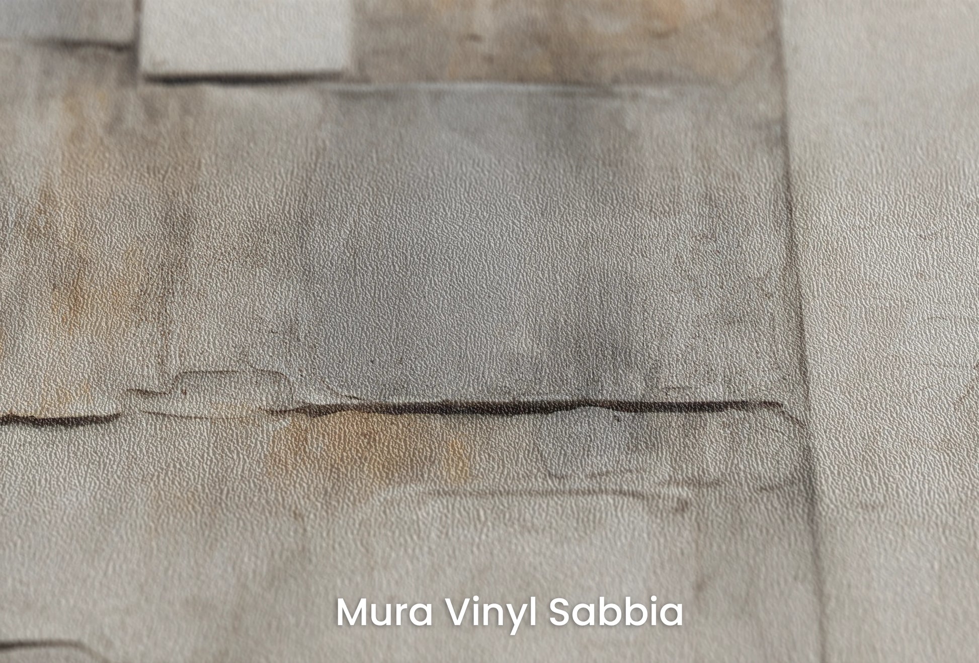 Zbliżenie na artystyczną fototapetę o nazwie Architectural Canvas na podłożu Mura Vinyl Sabbia struktura grubego ziarna piasku.