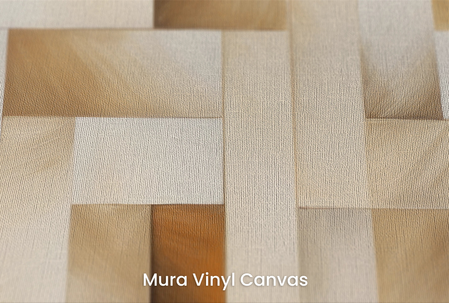 Zbliżenie na artystyczną fototapetę o nazwie Triangular Fade na podłożu Mura Vinyl Canvas - faktura naturalnego płótna.