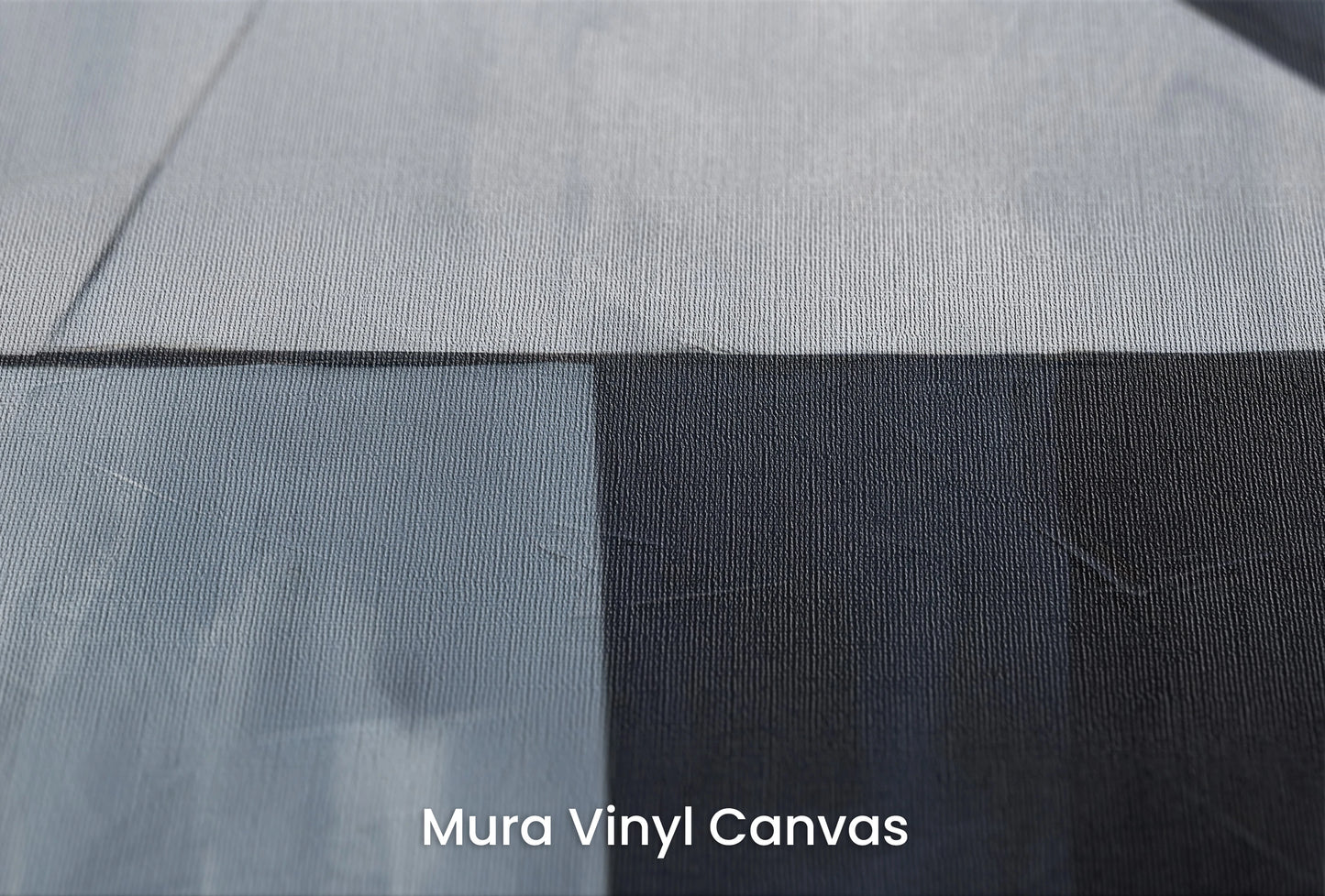 Zbliżenie na artystyczną fototapetę o nazwie Sharp Edges na podłożu Mura Vinyl Canvas - faktura naturalnego płótna.