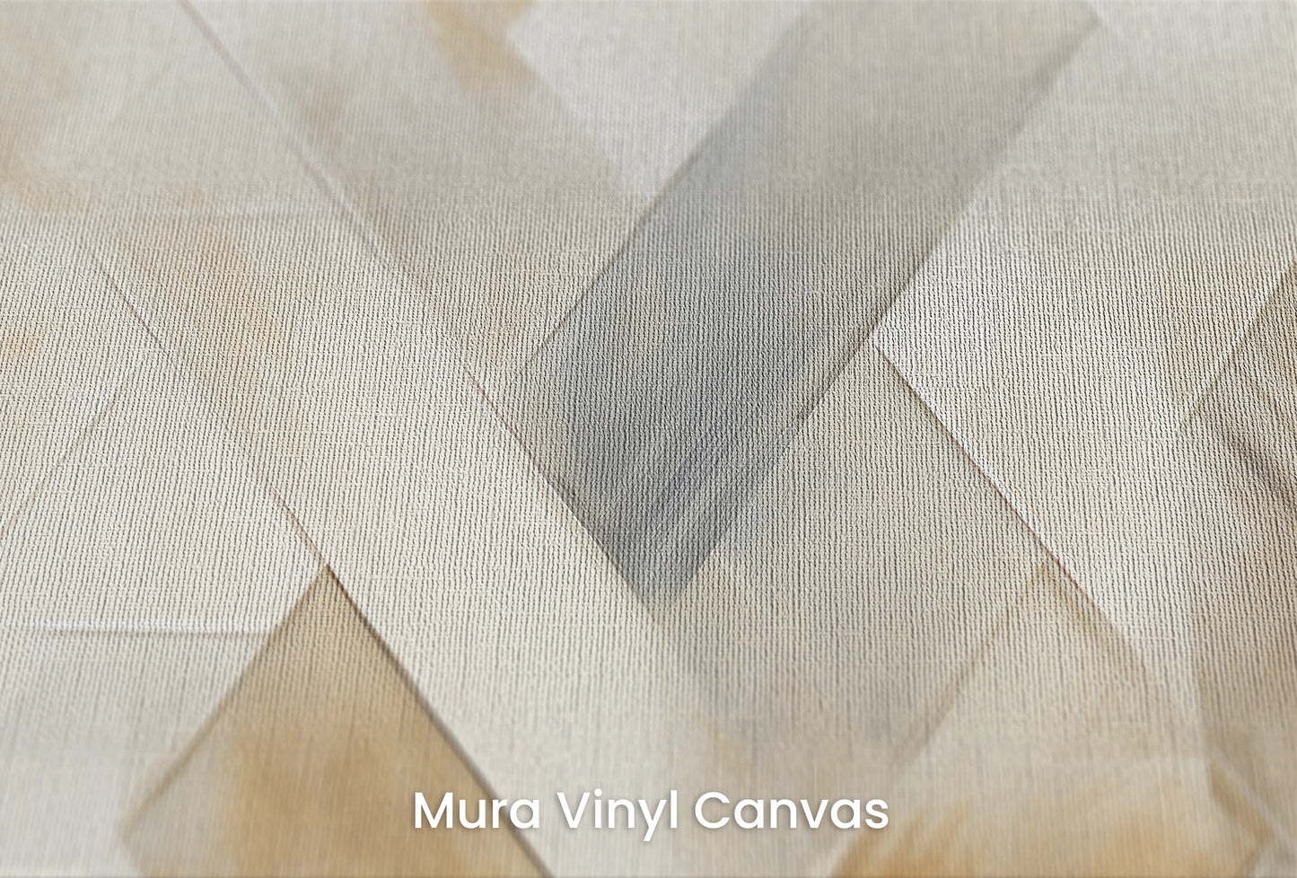 Zbliżenie na artystyczną fototapetę o nazwie Weaving Light na podłożu Mura Vinyl Canvas - faktura naturalnego płótna.