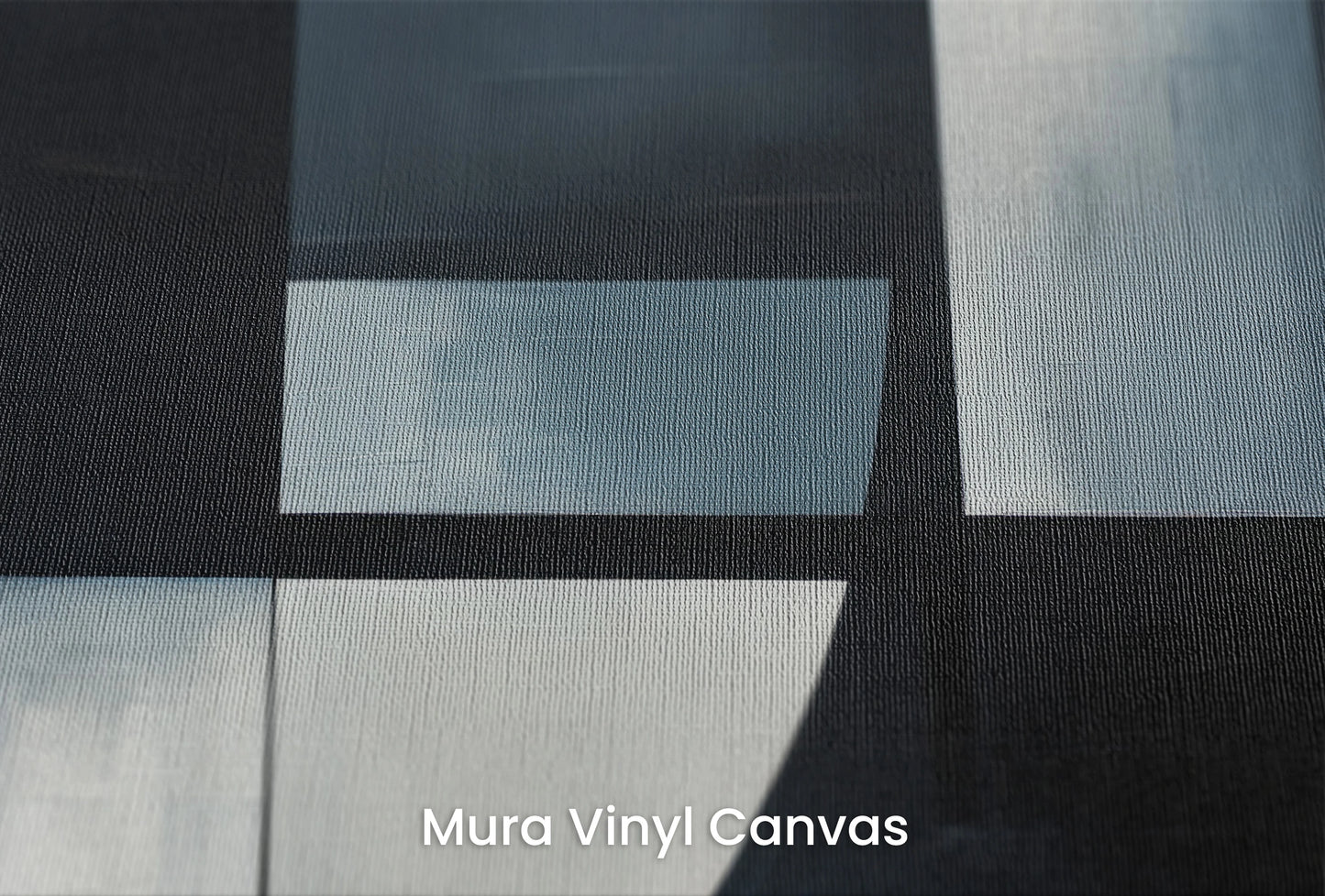 Zbliżenie na artystyczną fototapetę o nazwie Lunar Contrast #3 na podłożu Mura Vinyl Canvas - faktura naturalnego płótna.