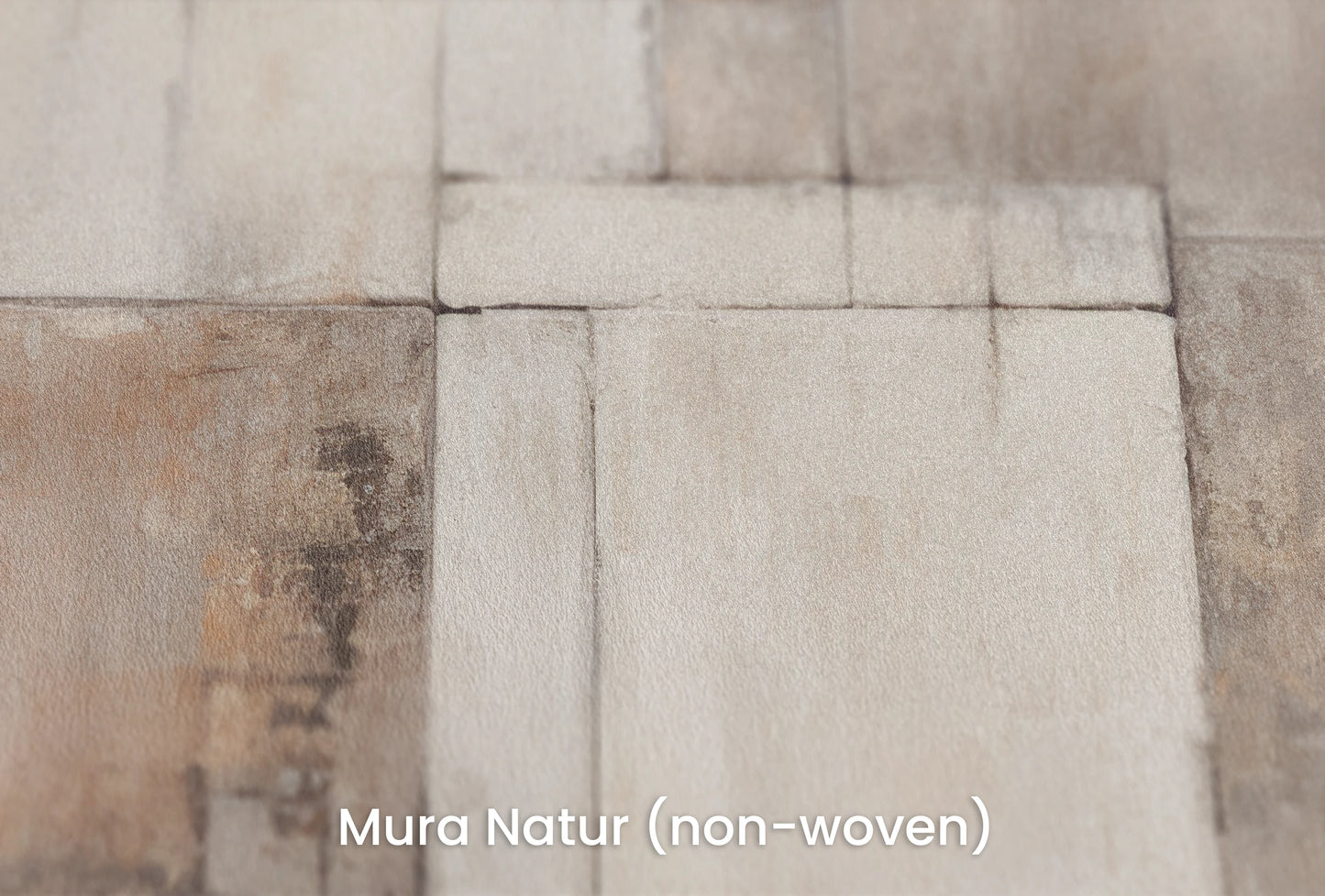 Zbliżenie na artystyczną fototapetę o nazwie Sepia Toned Collage na podłożu Mura Natur (non-woven) - naturalne i ekologiczne podłoże.