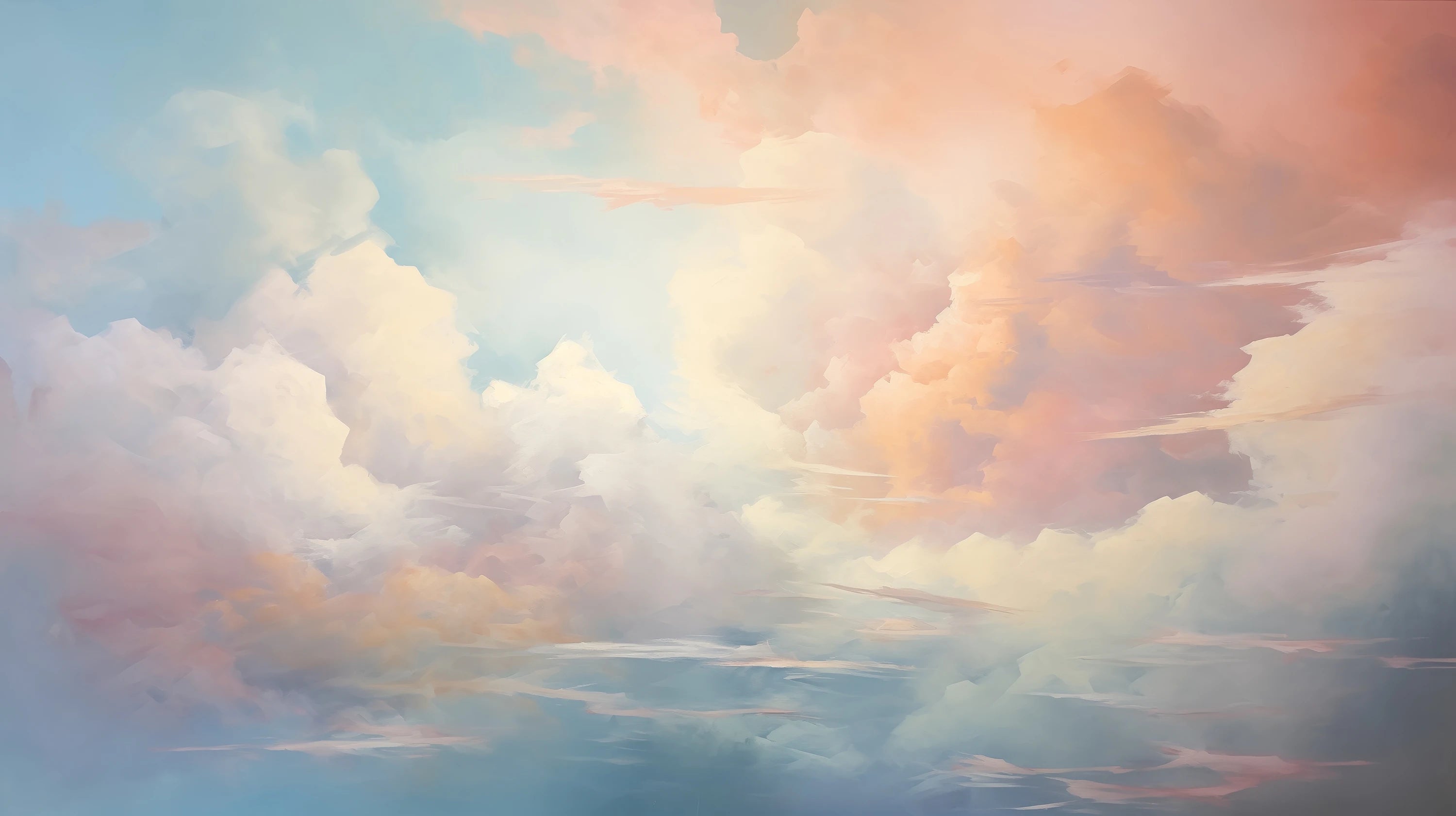 Pattern preview: Prezentacja całego wzoru fototapety o nazwie Serene Skies