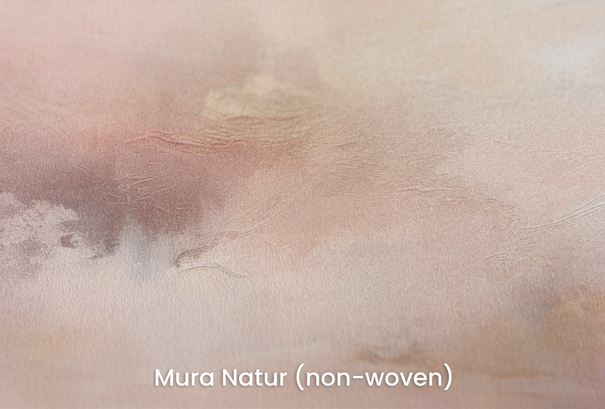 Zbliżenie na artystyczną fototapetę o nazwie DAWN MIST - ABSTRACT IMPRESSION OF THE MORNING LIGHT na podłożu Mura Natur (non-woven) - naturalne i ekologiczne podłoże.