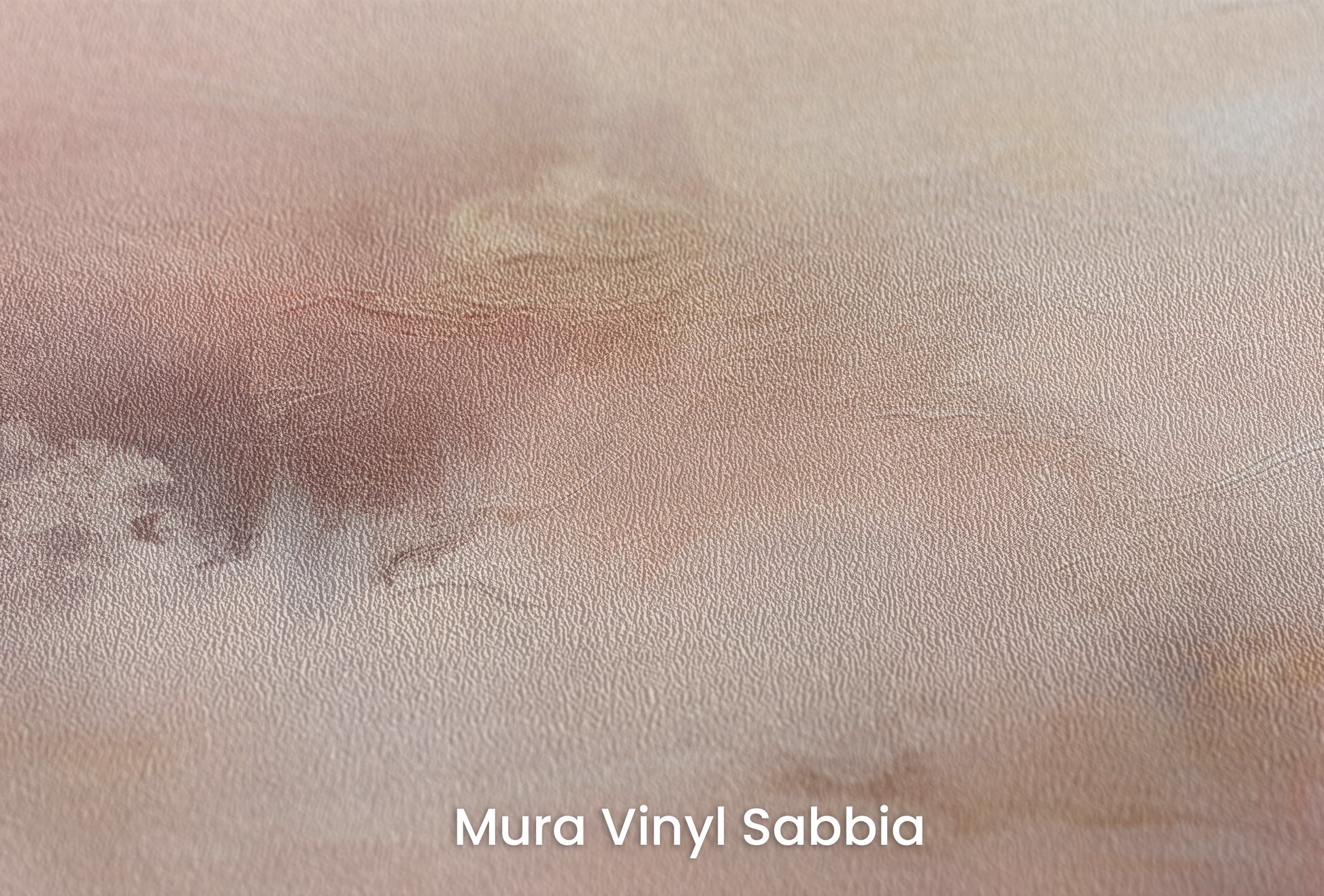 Zbliżenie na artystyczną fototapetę o nazwie DAWN MIST - ABSTRACT IMPRESSION OF THE MORNING LIGHT na podłożu Mura Vinyl Sabbia struktura grubego ziarna piasku.