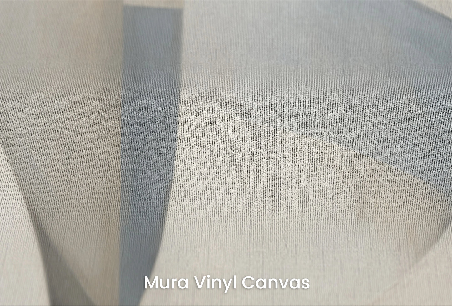 Zbliżenie na artystyczną fototapetę o nazwie Crescent Harmony na podłożu Mura Vinyl Canvas - faktura naturalnego płótna.