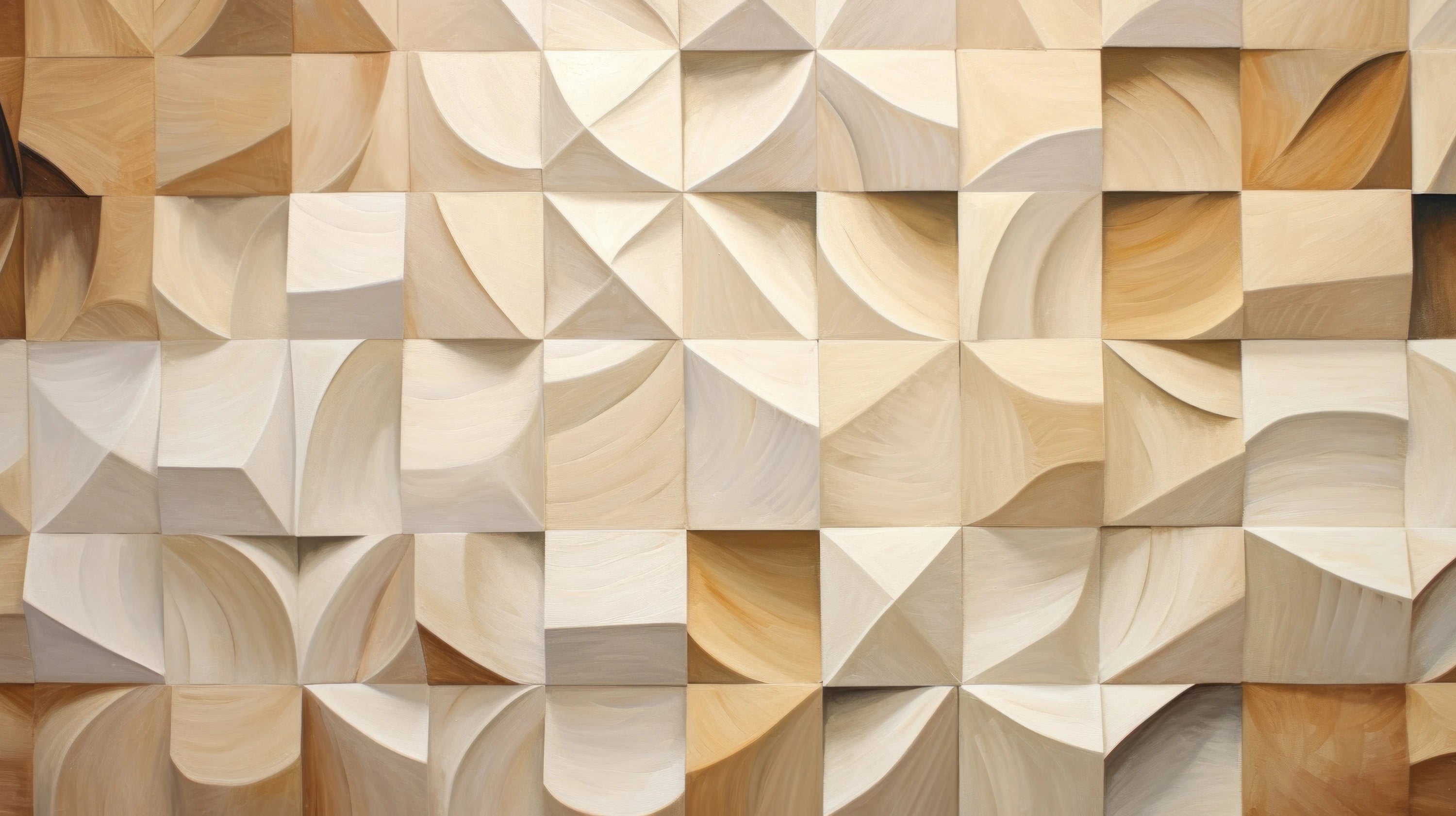 Podgląd wzoru: Prezentacja całego wzoru fototapety o nazwie Wooden Origami