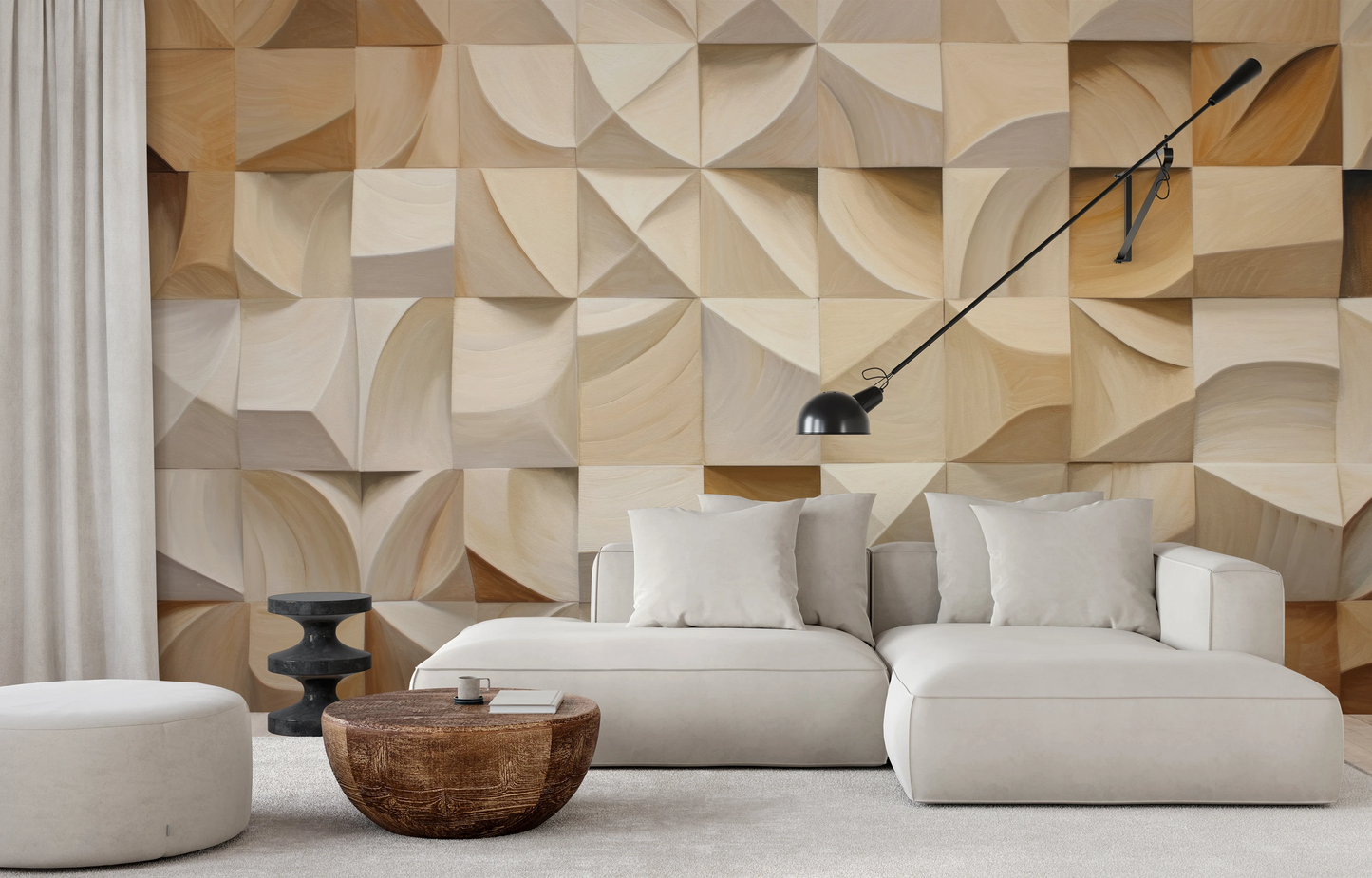 Fototapeta o nazwie Wooden Origami użyta w aranzacji wnętrza.