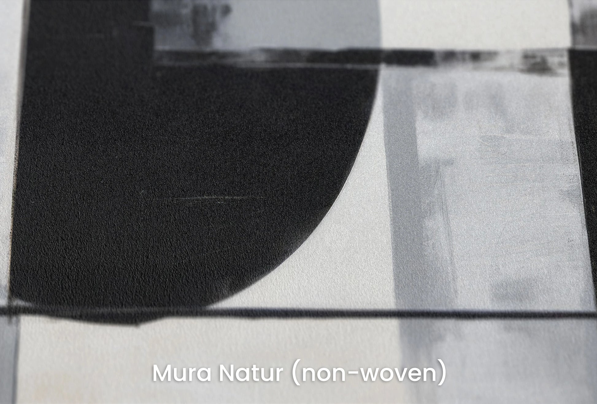 Zbliżenie na artystyczną fototapetę o nazwie Lunar Contrast #2 na podłożu Mura Natur (non-woven) - naturalne i ekologiczne podłoże.