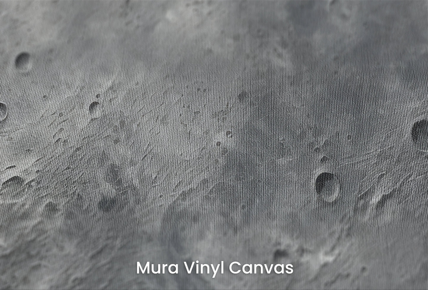 Zbliżenie na artystyczną fototapetę o nazwie Crater's Edge na podłożu Mura Vinyl Canvas - faktura naturalnego płótna.