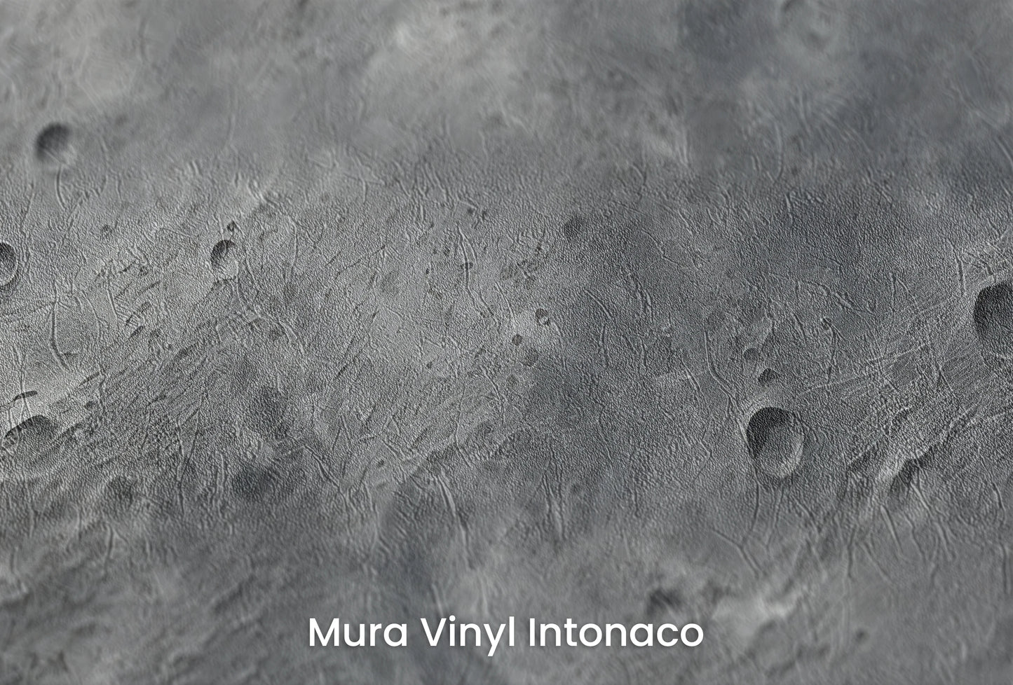 Zbliżenie na artystyczną fototapetę o nazwie Crater's Edge na podłożu Mura Vinyl Intonaco - struktura tartego tynku.