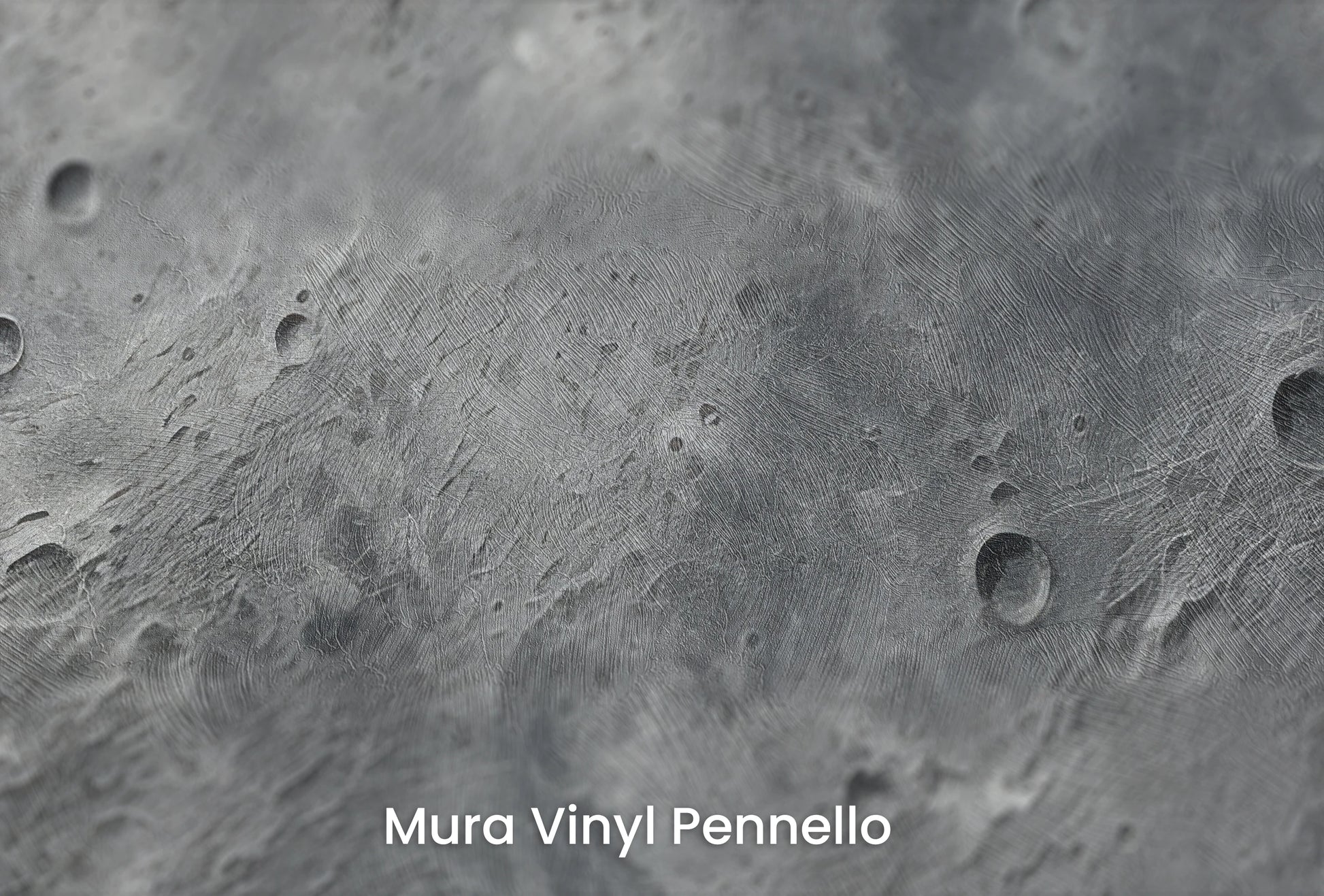 Zbliżenie na artystyczną fototapetę o nazwie Crater's Edge na podłożu Mura Vinyl Pennello - faktura pociągnięć pędzla malarskiego.