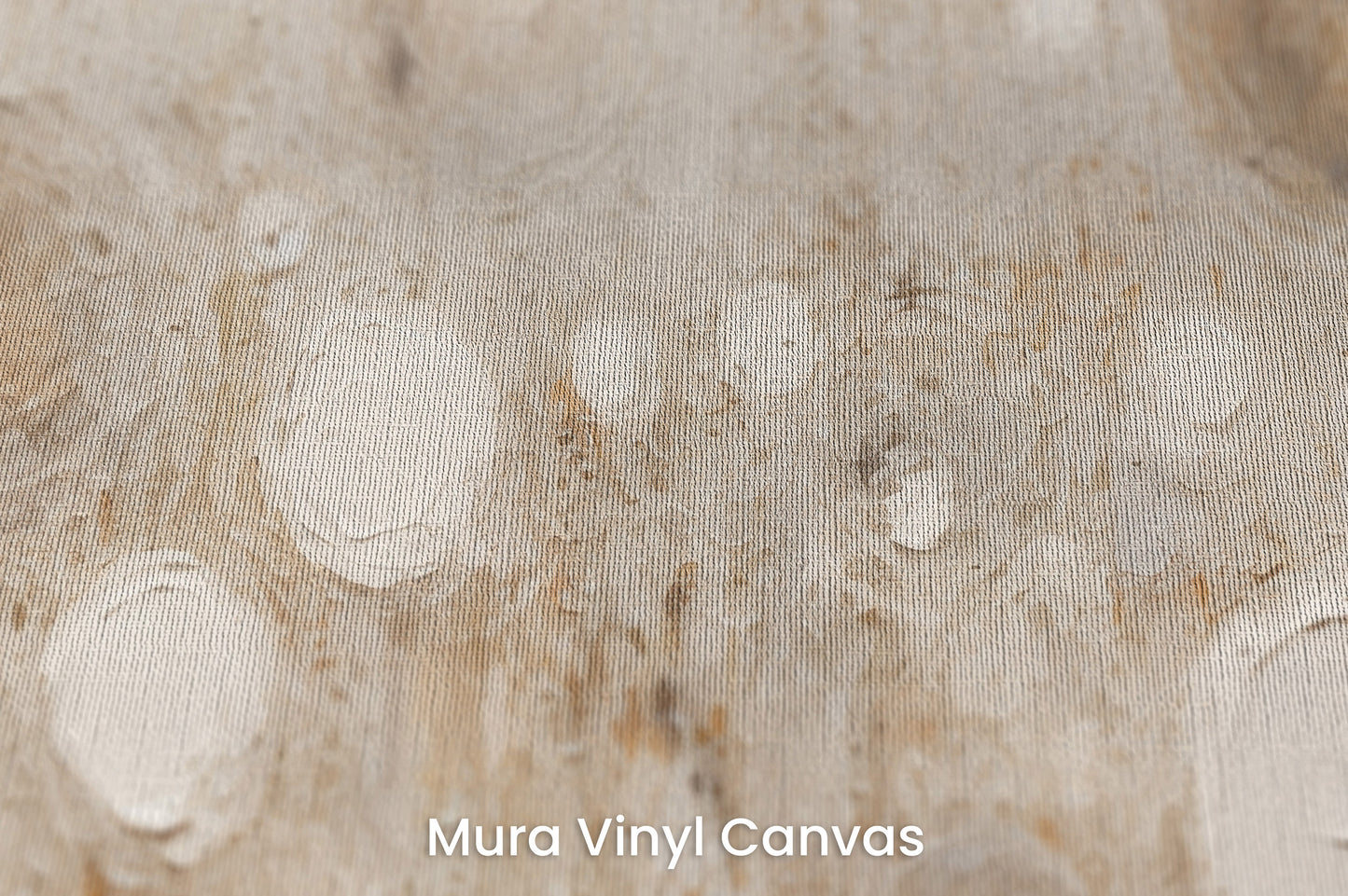 Zbliżenie na artystyczną fototapetę o nazwie ANCIENT SOLAR WHISPERS na podłożu Mura Vinyl Canvas - faktura naturalnego płótna.