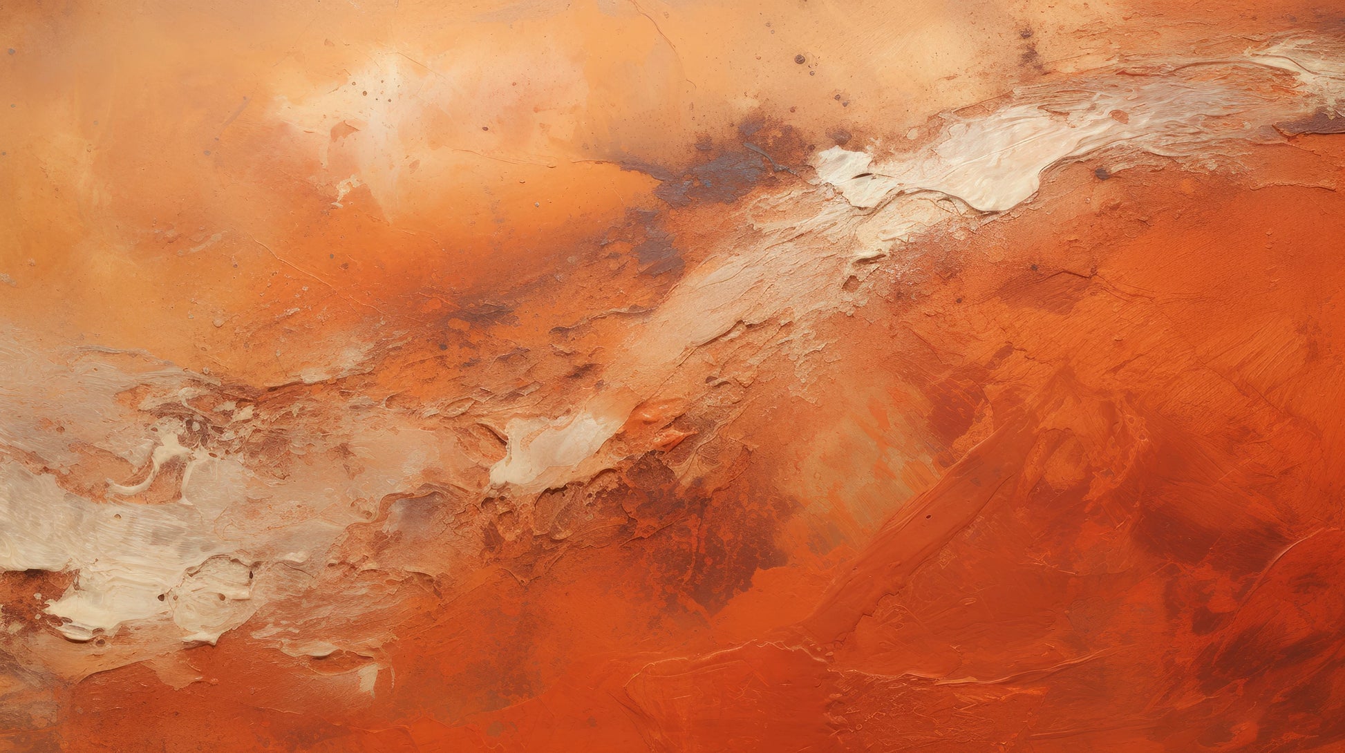 Prezentacja całego wzoru fototapety o nazwie Mars' Warmth