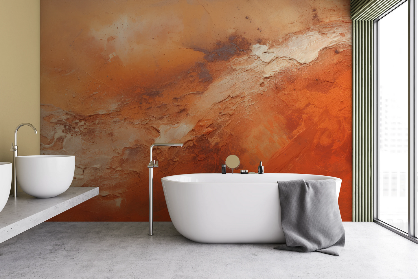 Fototapeta malowana o nazwie Mars' Warmth pokazana w aranżacji wnętrza.