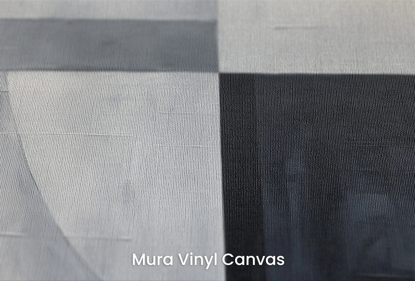 Zbliżenie na artystyczną fototapetę o nazwie Lunar Contrast na podłożu Mura Vinyl Canvas - faktura naturalnego płótna.