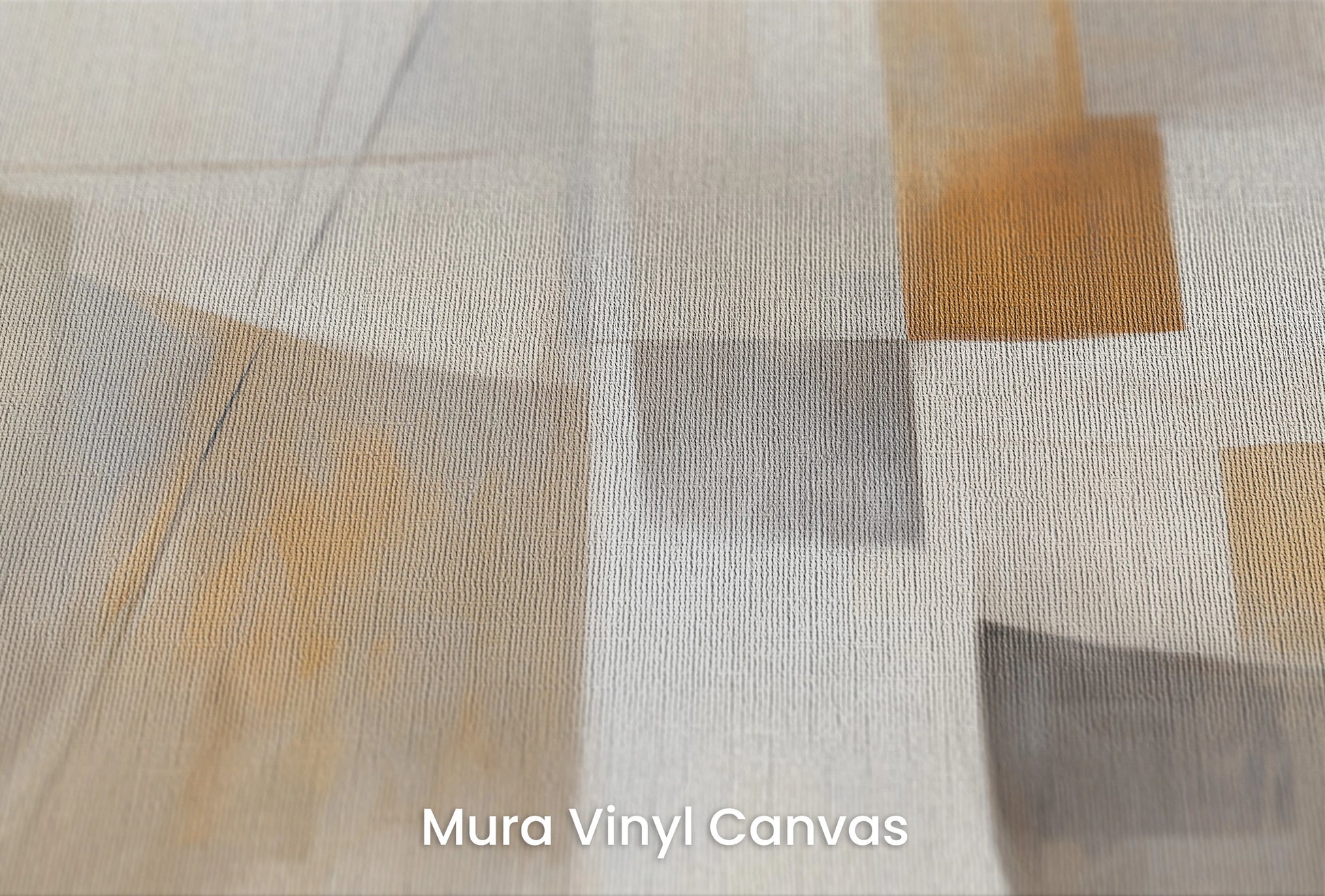 Zbliżenie na artystyczną fototapetę o nazwie Beige Harmony na podłożu Mura Vinyl Canvas - faktura naturalnego płótna.