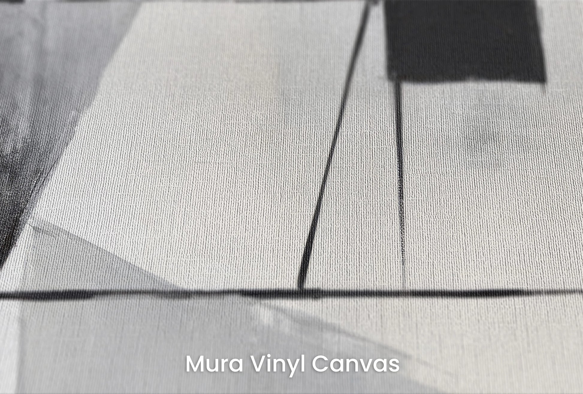 Zbliżenie na artystyczną fototapetę o nazwie Crystalline Angles na podłożu Mura Vinyl Canvas - faktura naturalnego płótna.