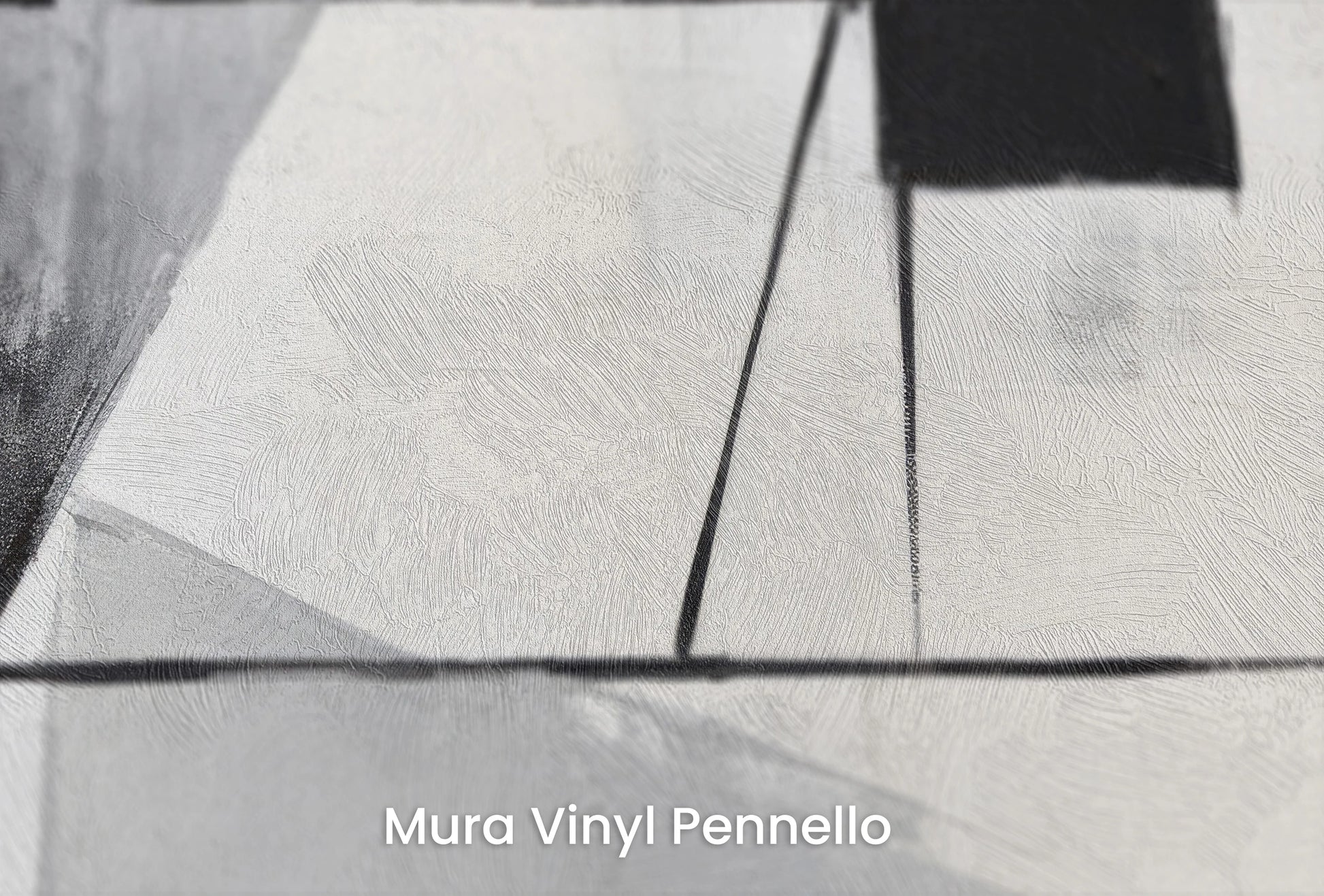 Zbliżenie na artystyczną fototapetę o nazwie Crystalline Angles na podłożu Mura Vinyl Pennello - faktura pociągnięć pędzla malarskiego.