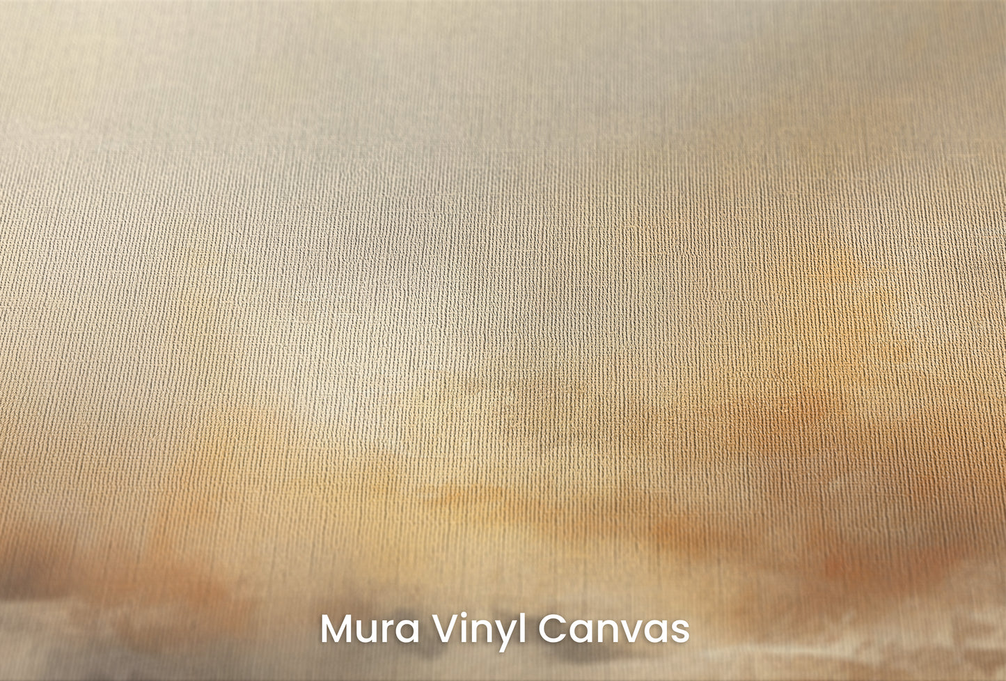 Zbliżenie na artystyczną fototapetę o nazwie HORIZON GLOW na podłożu Mura Vinyl Canvas - faktura naturalnego płótna.