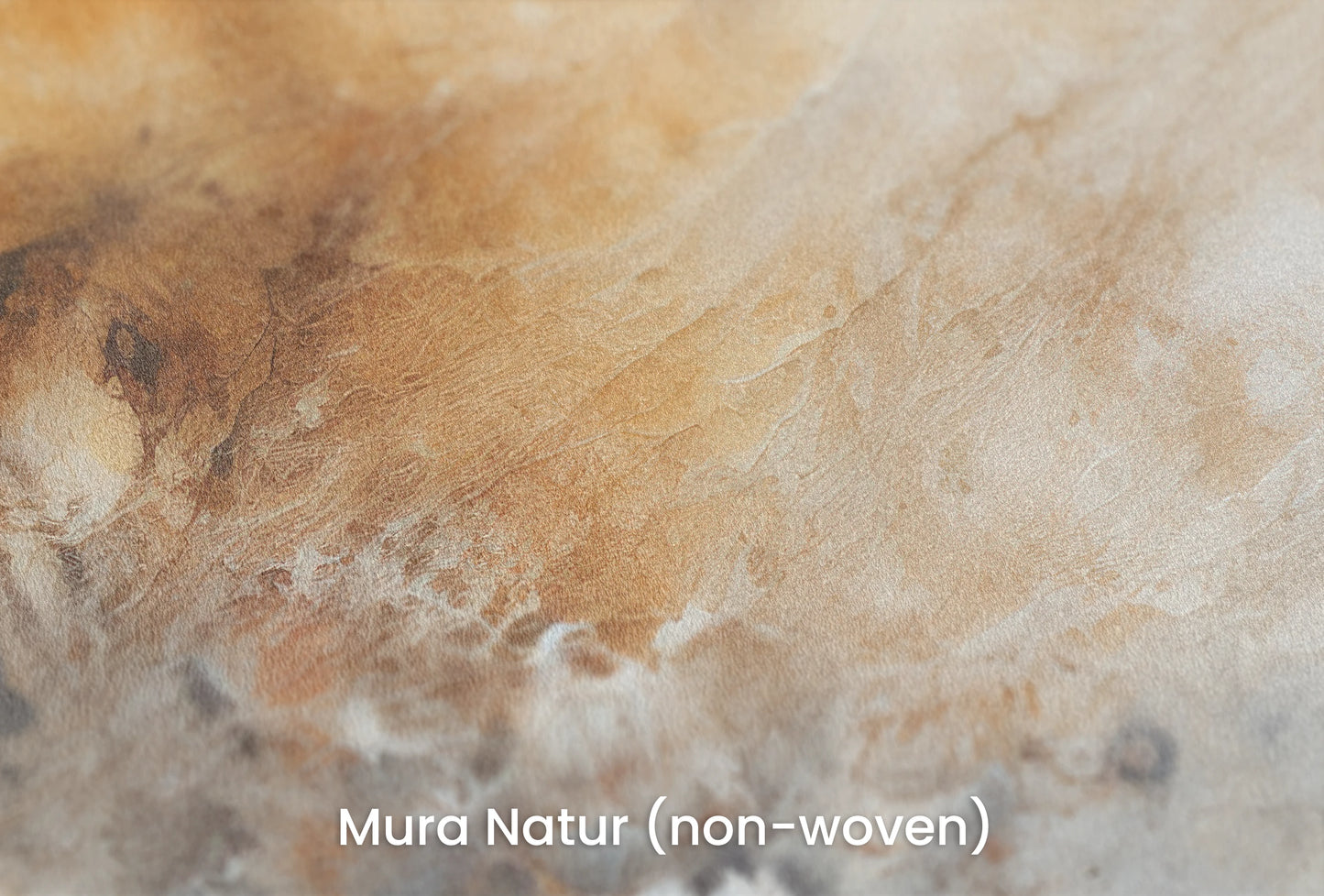 Zbliżenie na artystyczną fototapetę o nazwie Venusian Haze na podłożu Mura Natur (non-woven) - naturalne i ekologiczne podłoże.