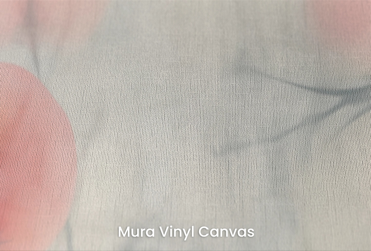 Zbliżenie na artystyczną fototapetę o nazwie Misty Flora Softness na podłożu Mura Vinyl Canvas - faktura naturalnego płótna.