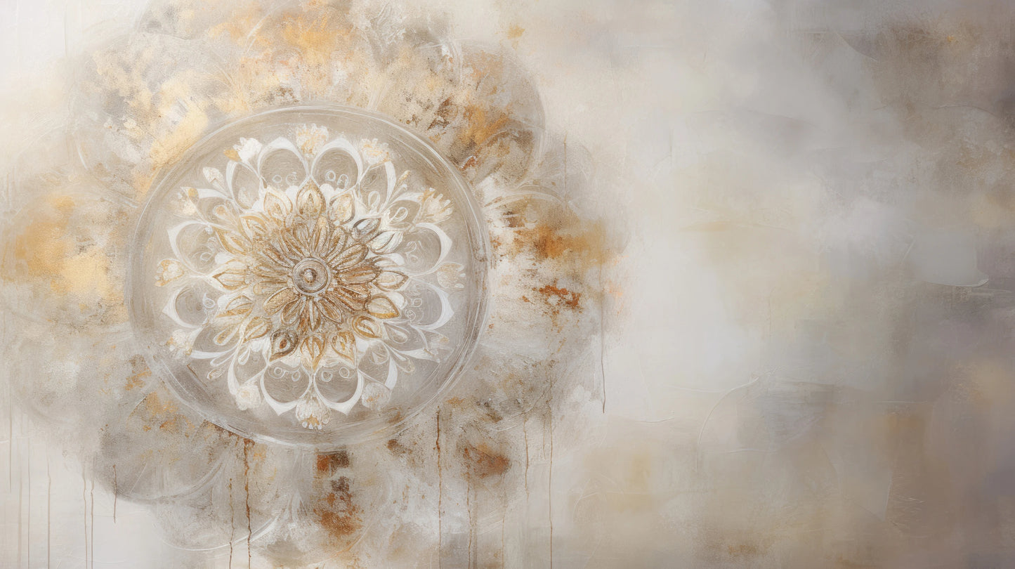 Prezentacja całego wzoru fototapety o nazwie Timeless Mandala