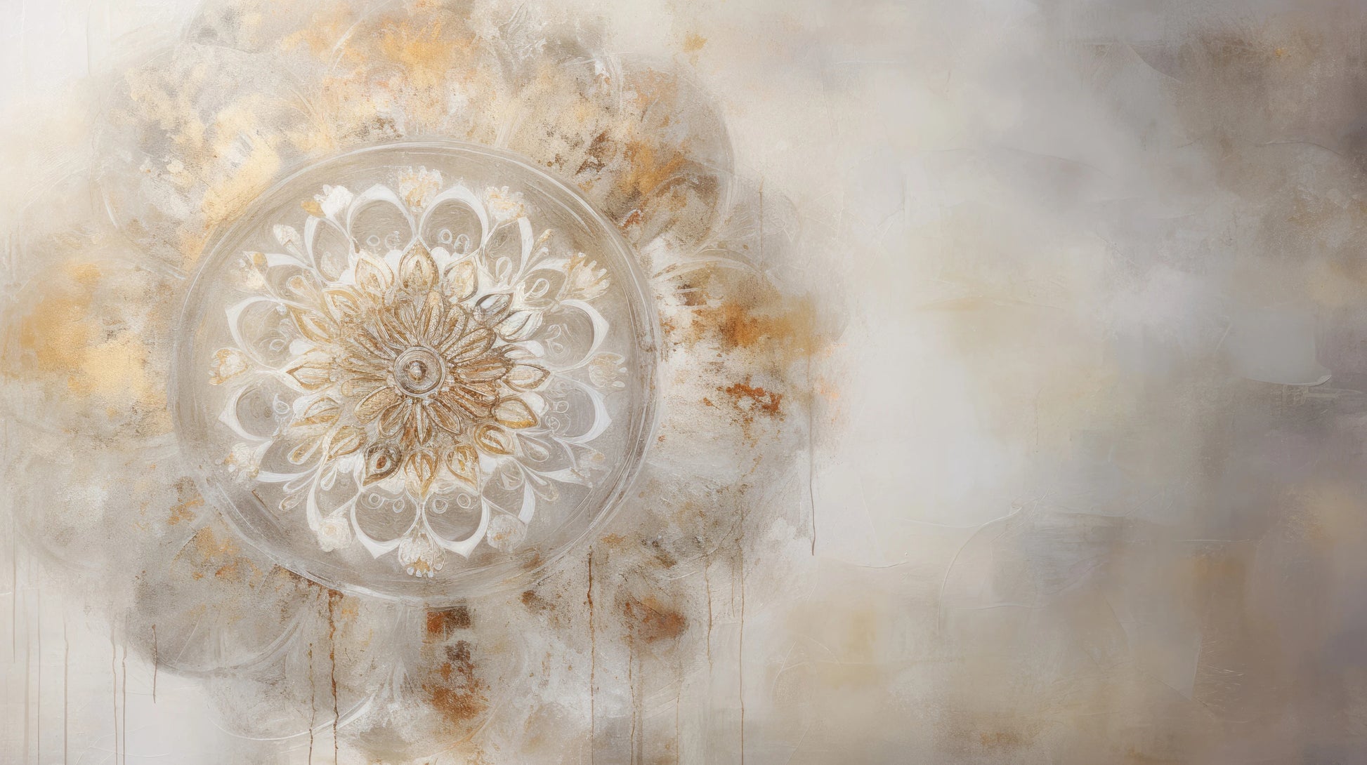 Prezentacja całego wzoru fototapety o nazwie Timeless Mandala