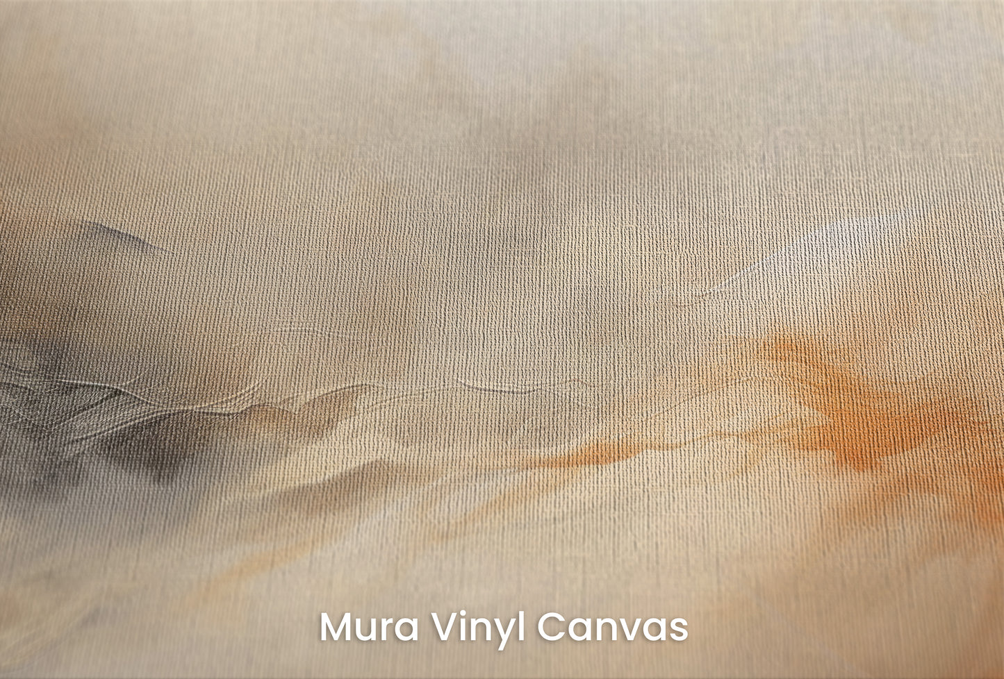 Zbliżenie na artystyczną fototapetę o nazwie ETHEREAL FLAME DANCE na podłożu Mura Vinyl Canvas - faktura naturalnego płótna.
