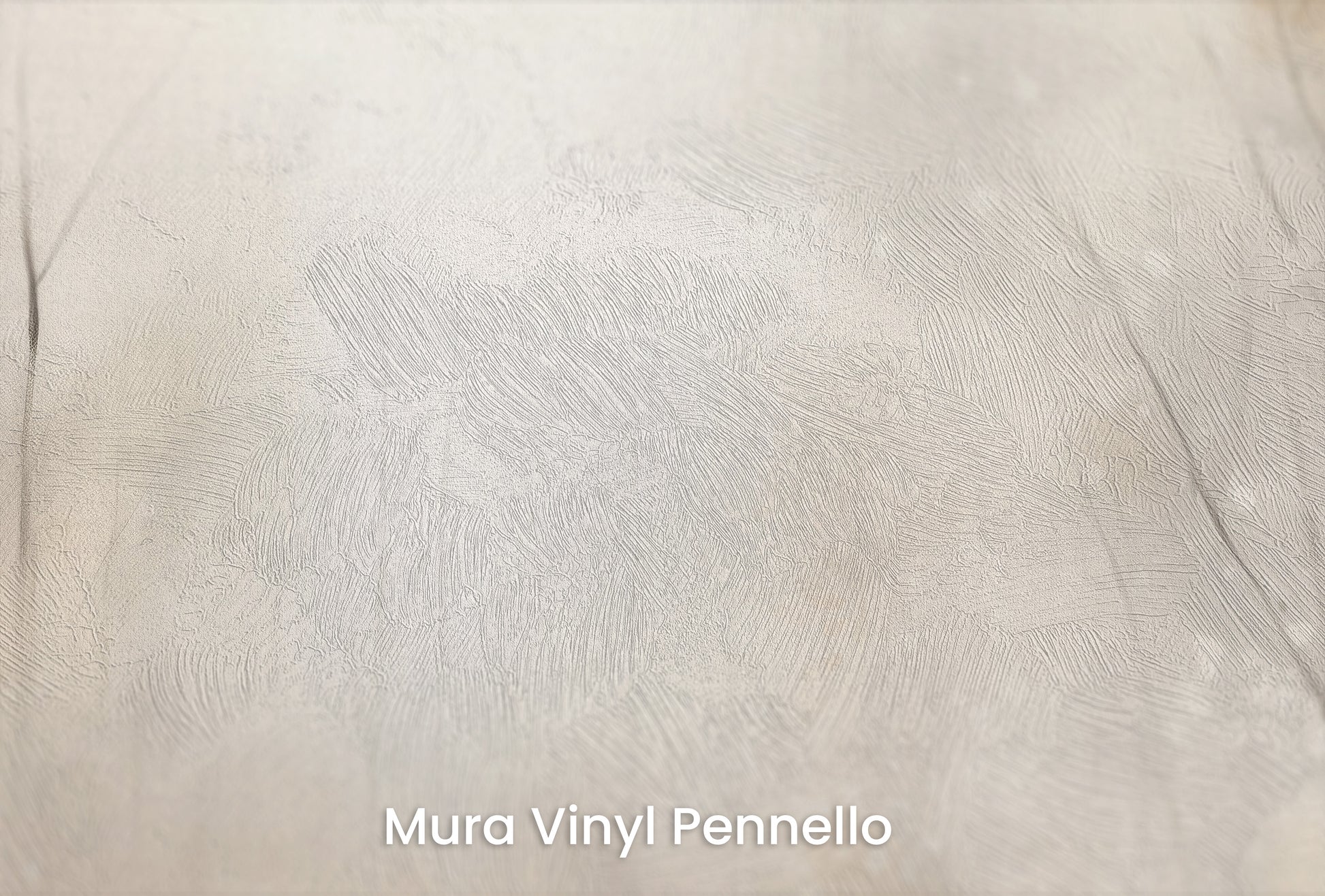 Zbliżenie na artystyczną fototapetę o nazwie ENCHANTED MISTY GROVE MURAL na podłożu Mura Vinyl Pennello - faktura pociągnięć pędzla malarskiego.