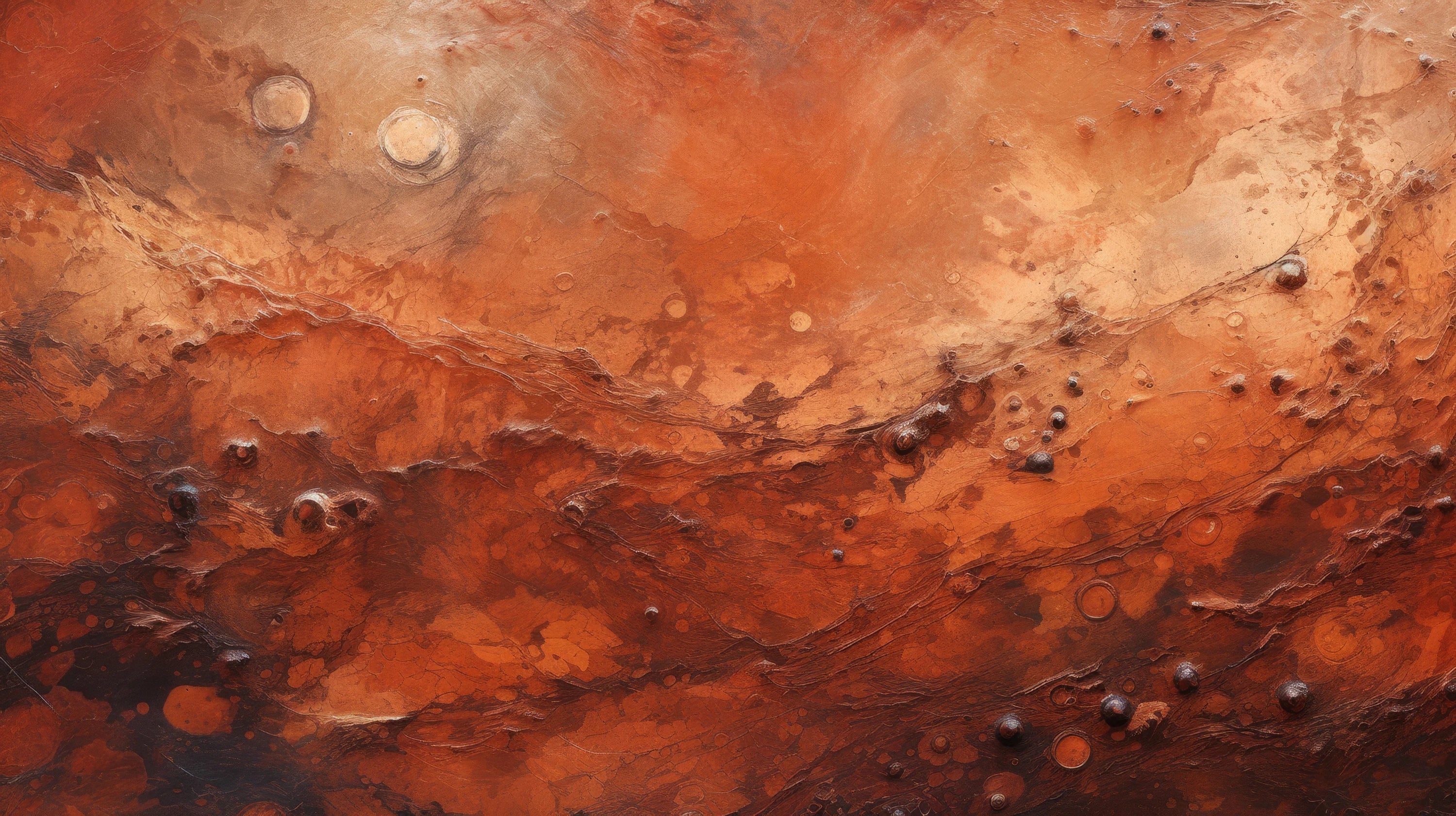Podgląd wzoru: Prezentacja całego wzoru fototapety o nazwie Martian Dust