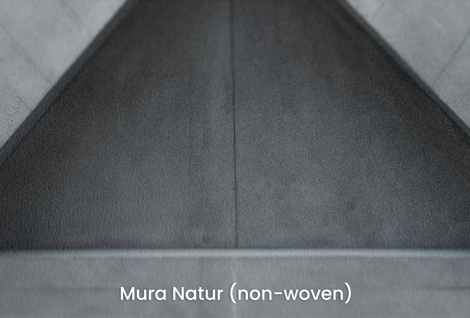 Zbliżenie na artystyczną fototapetę o nazwie Triangular Harmony na podłożu Mura Natur (non-woven) - naturalne i ekologiczne podłoże.