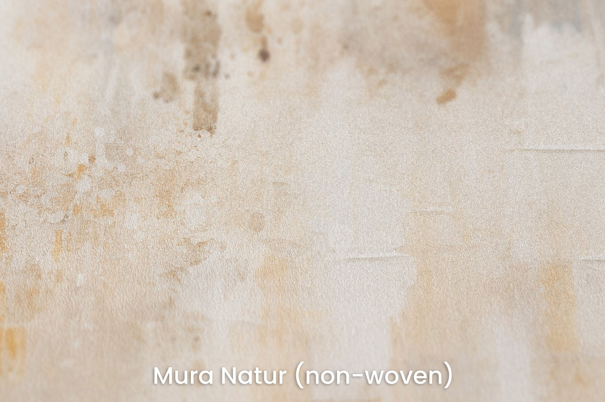 Zbliżenie na artystyczną fototapetę o nazwie GOLDEN VISTA SPHERES na podłożu Mura Natur (non-woven) - naturalne i ekologiczne podłoże.