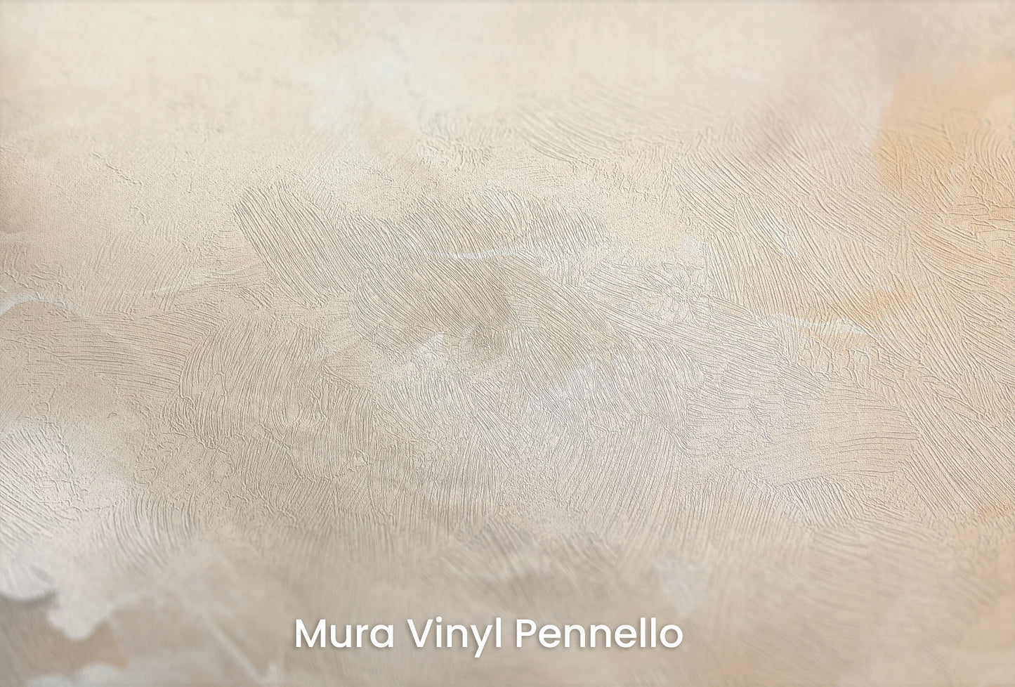Zbliżenie na artystyczną fototapetę o nazwie Venusian Twilight na podłożu Mura Vinyl Pennello - faktura pociągnięć pędzla malarskiego.
