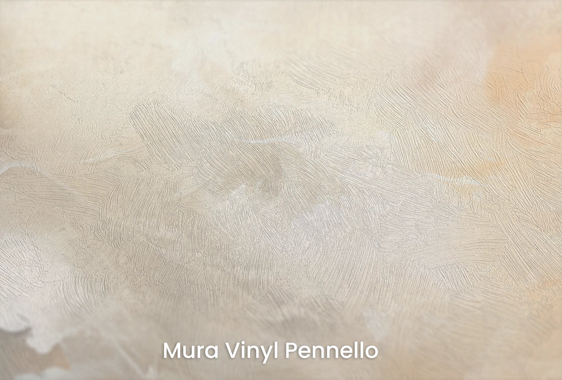 Zbliżenie na artystyczną fototapetę o nazwie Venusian Twilight na podłożu Mura Vinyl Pennello - faktura pociągnięć pędzla malarskiego.