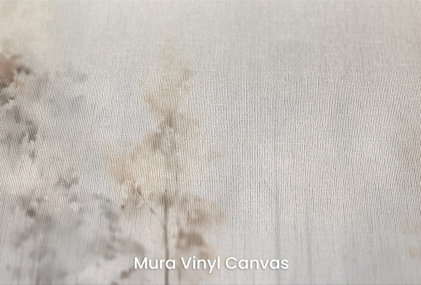 Zbliżenie na artystyczną fototapetę o nazwie WINTER FROST FOREST MURAL na podłożu Mura Vinyl Canvas - faktura naturalnego płótna.