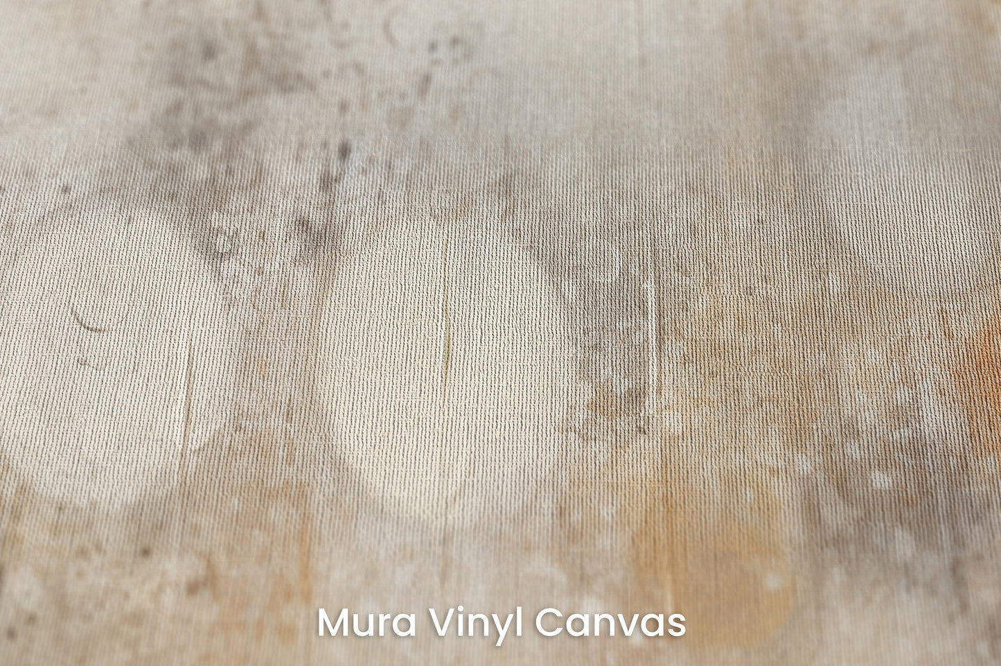Zbliżenie na artystyczną fototapetę o nazwie ETHER REALM SPHERES na podłożu Mura Vinyl Canvas - faktura naturalnego płótna.