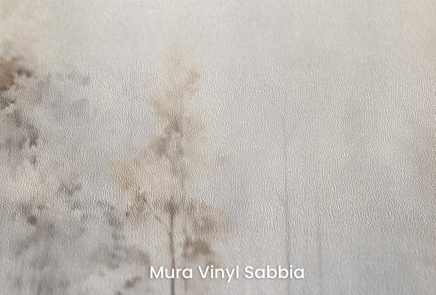 Zbliżenie na artystyczną fototapetę o nazwie WINTER FROST FOREST MURAL na podłożu Mura Vinyl Sabbia struktura grubego ziarna piasku.