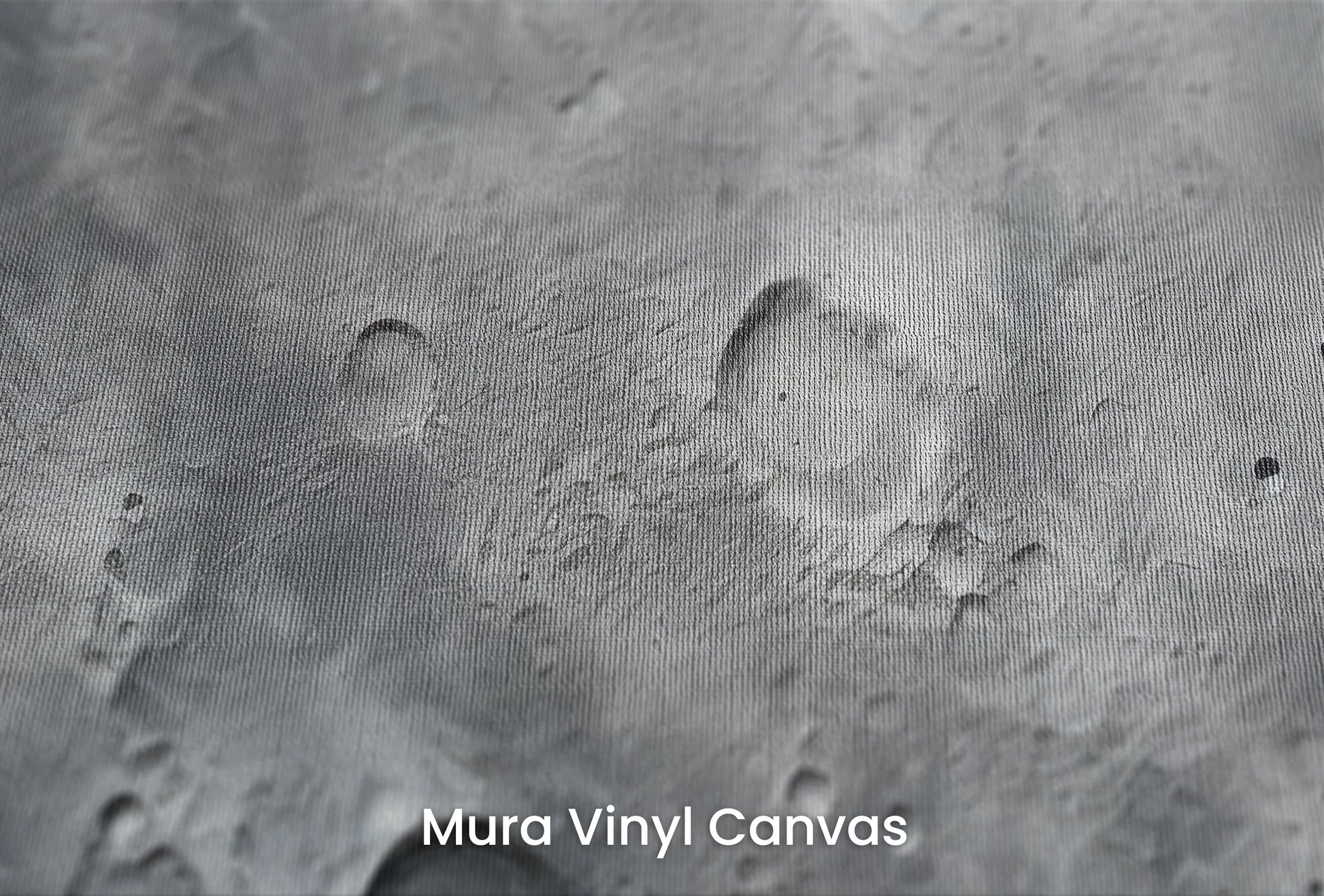 Zbliżenie na artystyczną fototapetę o nazwie Lunar Landscape #2 na podłożu Mura Vinyl Canvas - faktura naturalnego płótna.