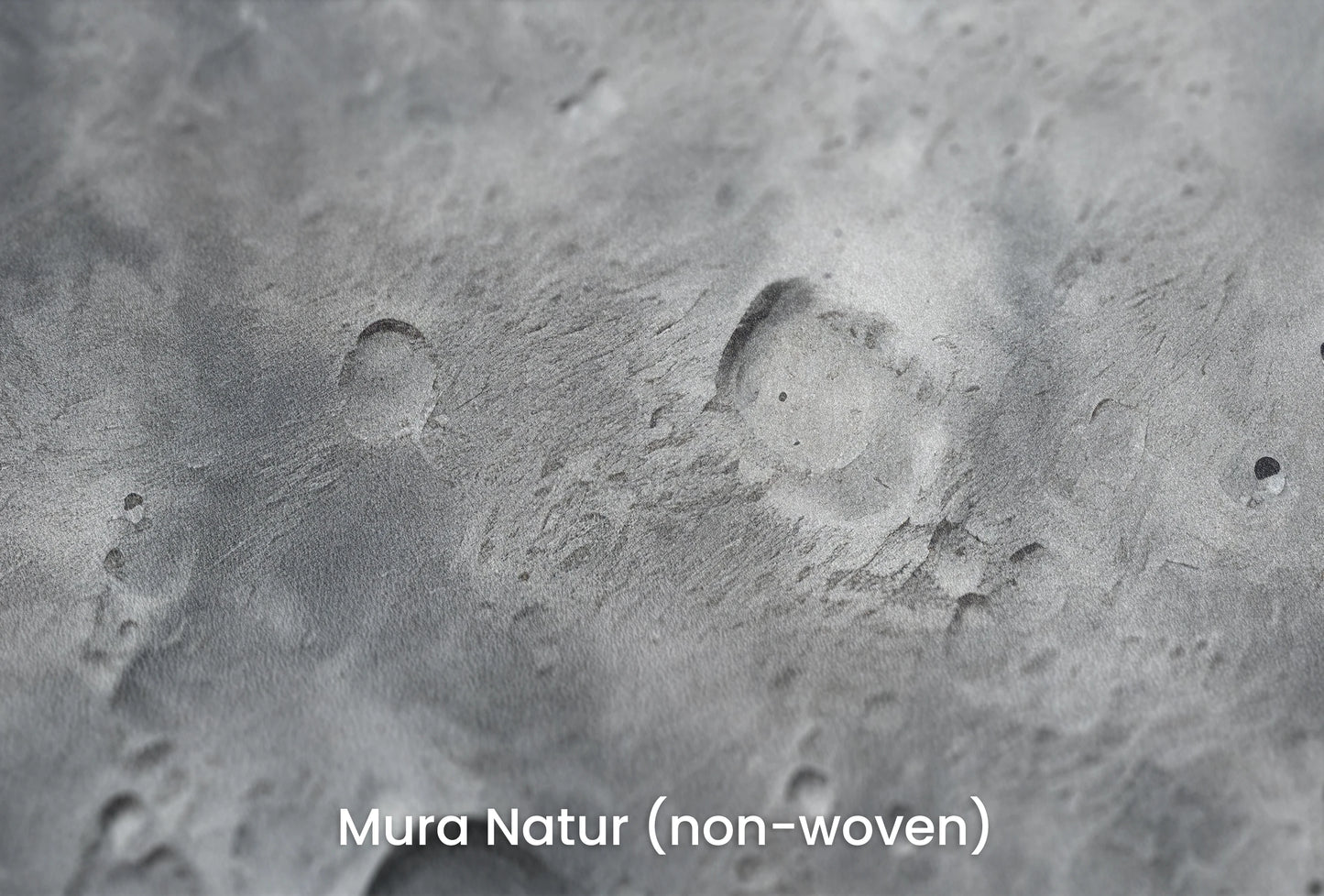 Zbliżenie na artystyczną fototapetę o nazwie Lunar Landscape #2 na podłożu Mura Natur (non-woven) - naturalne i ekologiczne podłoże.