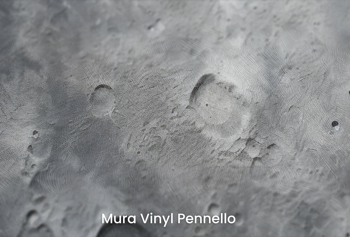 Zbliżenie na artystyczną fototapetę o nazwie Lunar Landscape #2 na podłożu Mura Vinyl Pennello - faktura pociągnięć pędzla malarskiego.