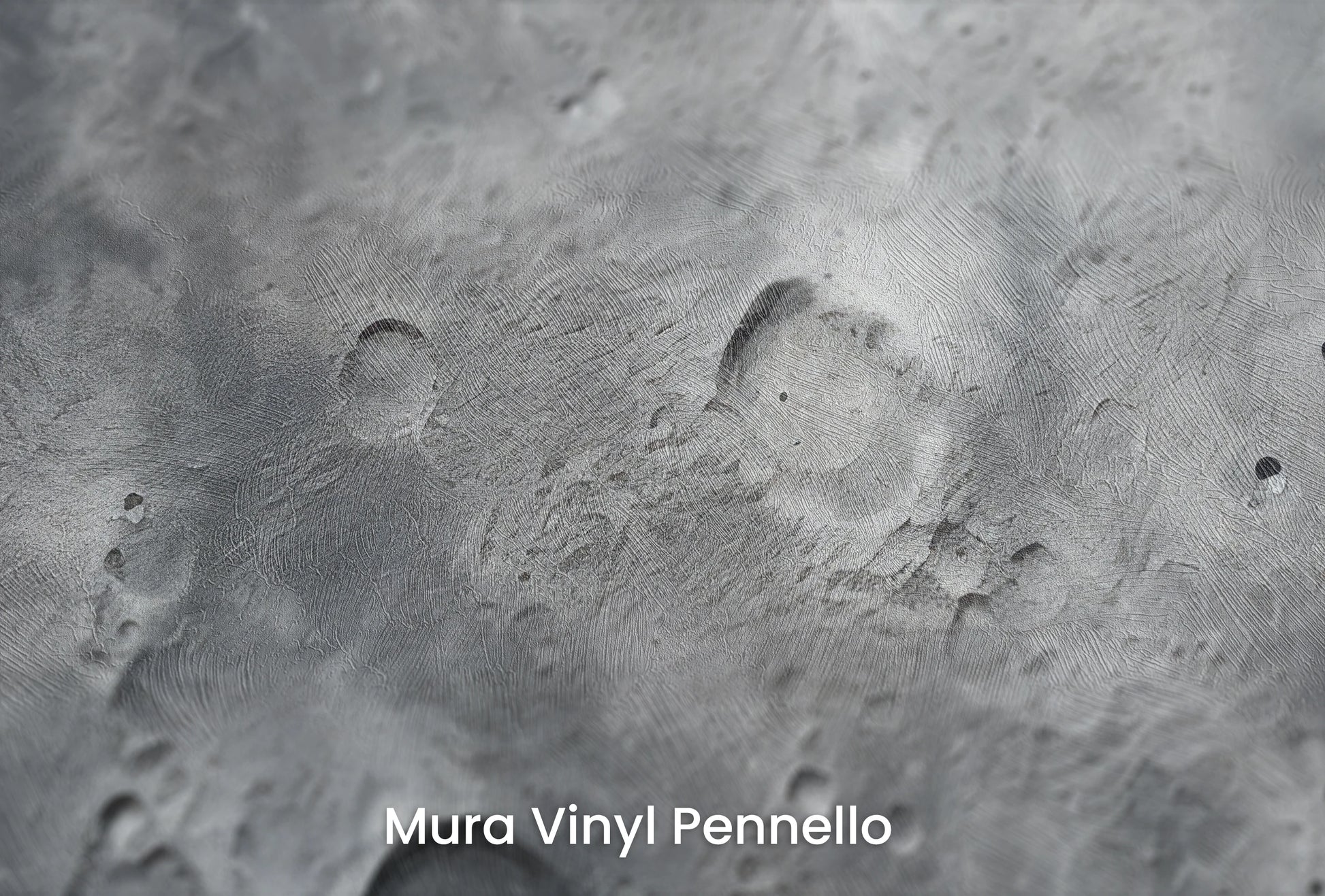 Zbliżenie na artystyczną fototapetę o nazwie Lunar Landscape #2 na podłożu Mura Vinyl Pennello - faktura pociągnięć pędzla malarskiego.