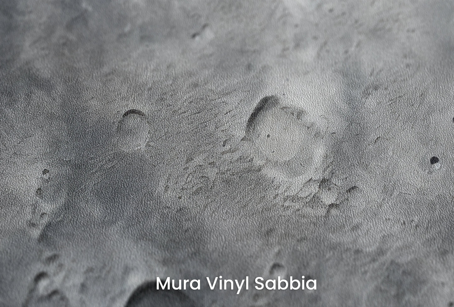 Zbliżenie na artystyczną fototapetę o nazwie Lunar Landscape #2 na podłożu Mura Vinyl Sabbia struktura grubego ziarna piasku.